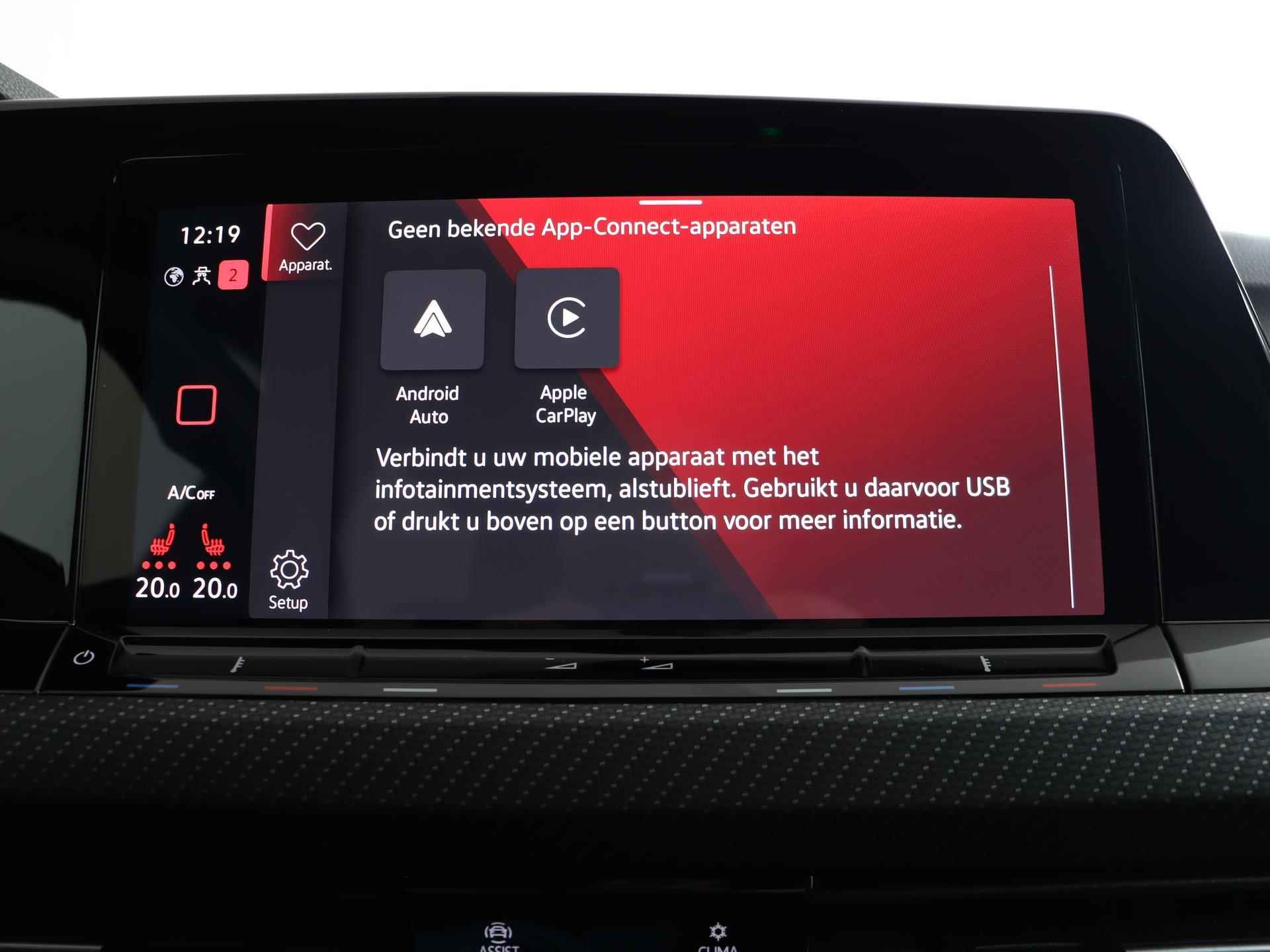 Volkswagen Golf 1.5 eTSI 150PK R-Line DSG | Pano.Dak | Camera | Navigatie | Stoelverwarming | Harman Kardon | Apple CarPlay | Adaptive Cruise | Getint Glas | - 39/57