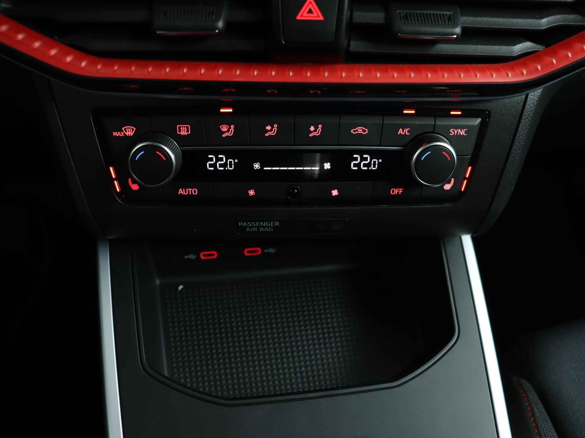 SEAT Arona 1.0 TSI 110 PK DSG FR | Parkeerhulp | Navigatie | Apple CarPlay | LED | Cruise Control | DAB | Stoelverwarming | - 46/49
