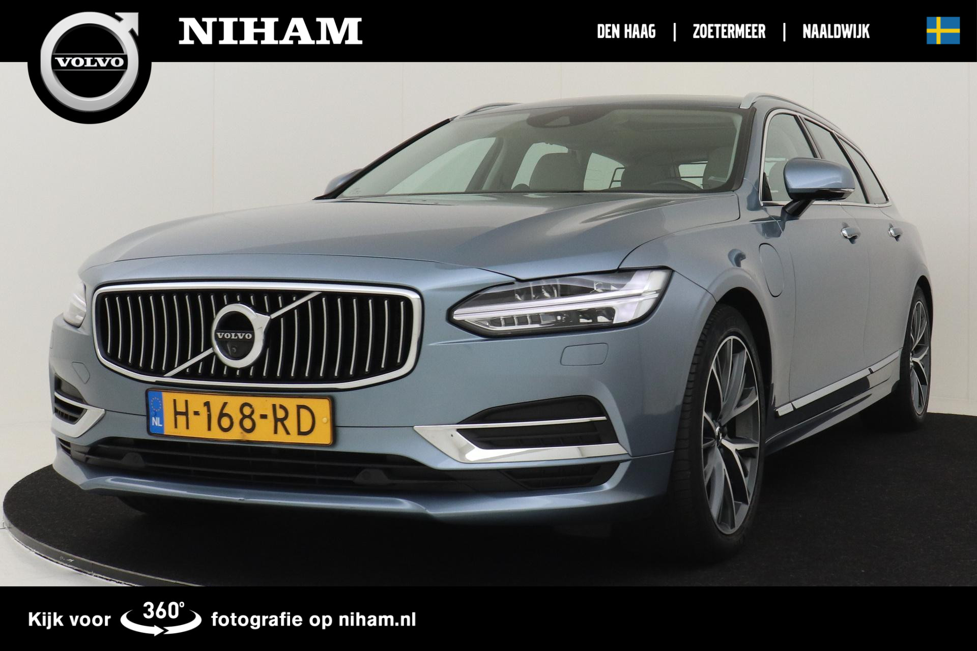 Volvo V90 T8 AWD INSCRIPTION -INCL 24MND SELEKT GARANTIE|PANO.DAK|360°CAM|B&W-AUDIO|HEAD-UP DISP.