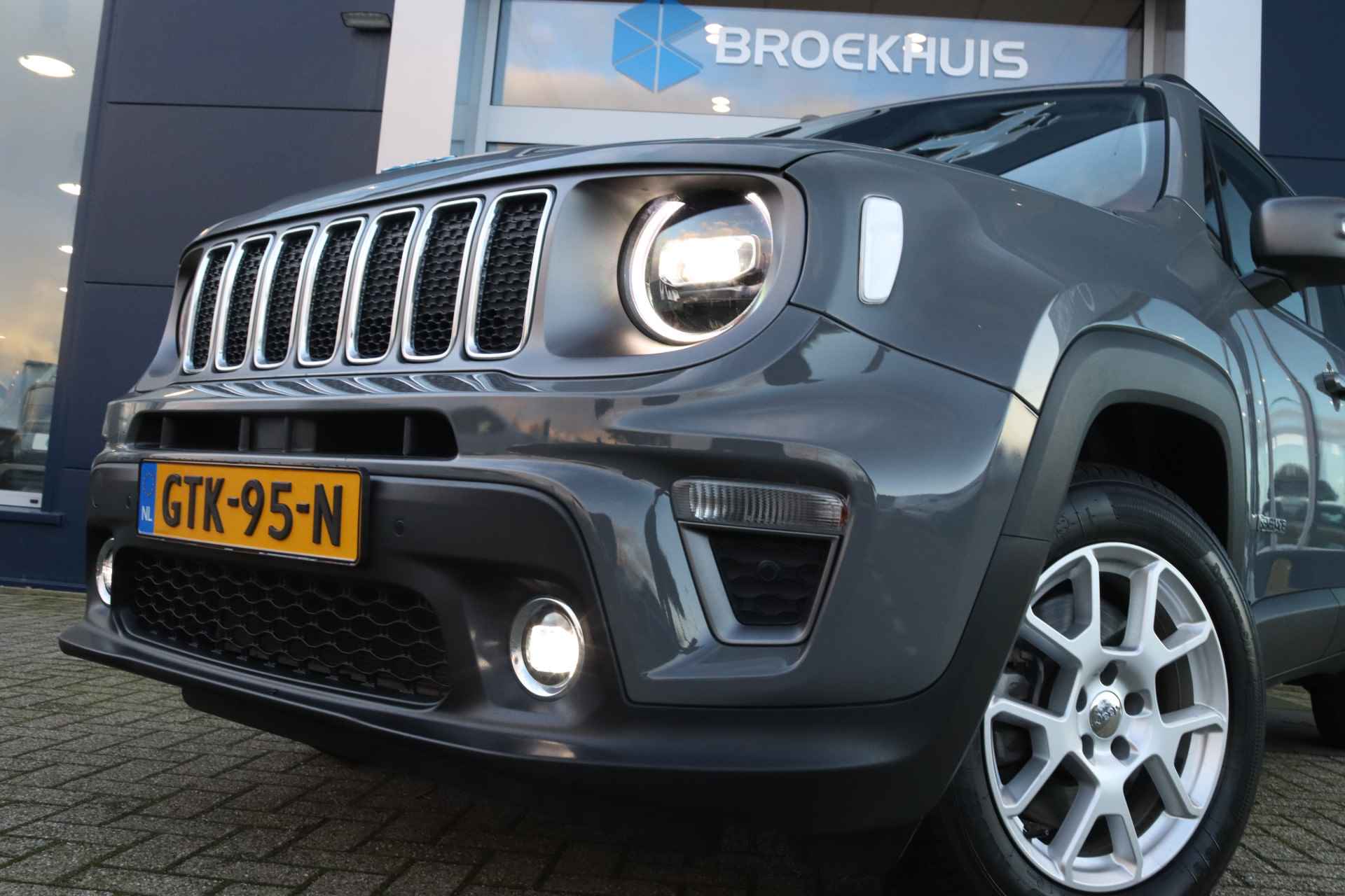 Jeep Renegade 4xe 190-pk Plug-in Hybrid Electric Limited Business | Camera | FULL LED | Cruise Control | Navigatie | Carplay | PDC Voor/achter - 11/28