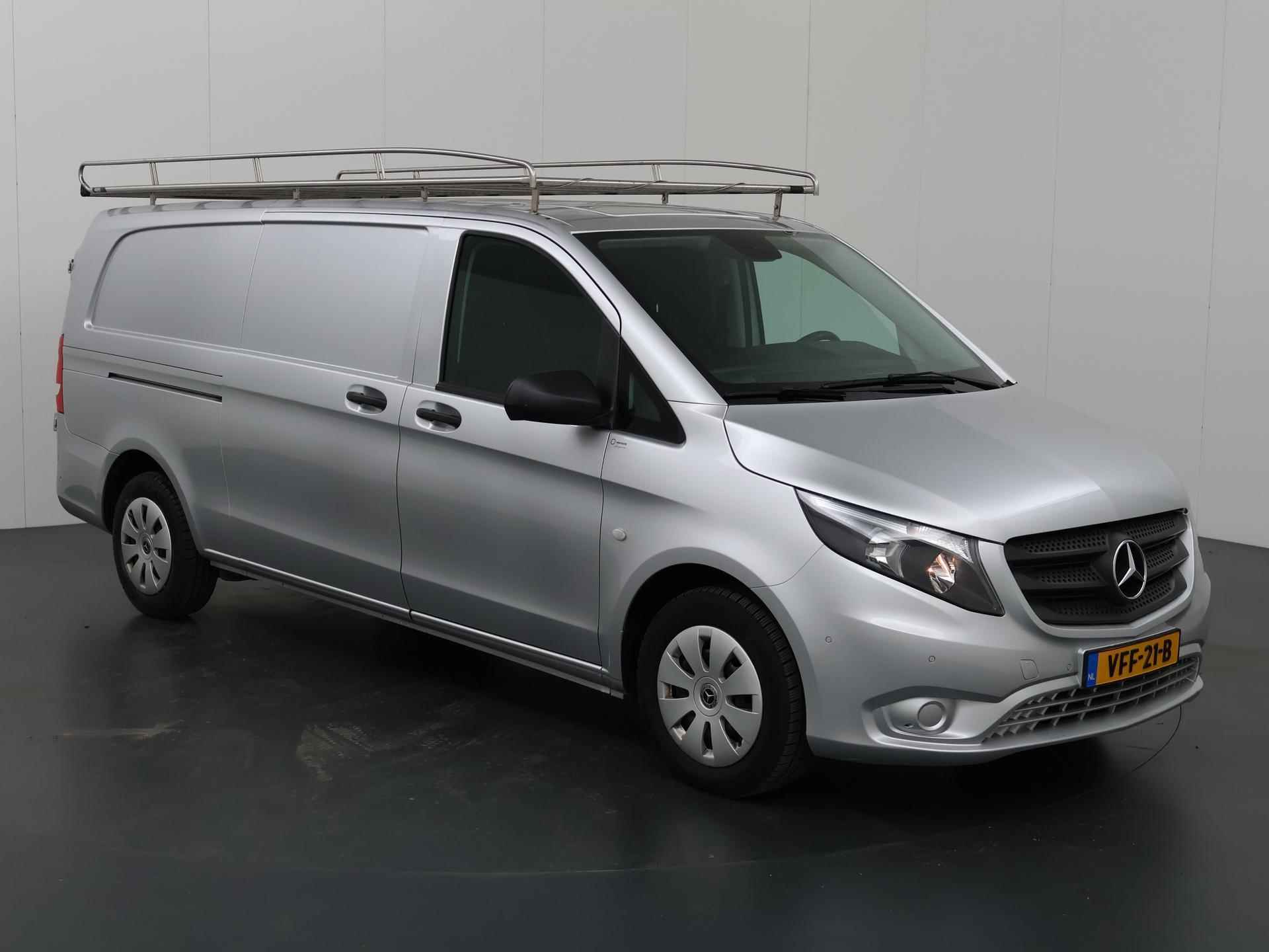 Mercedes-Benz Vito 114 CDI Aut. | L3 XL | Imperiaal | Airco | Cruise Control | 3-zits | Navigatie | Parkeercamera | Achterdeuren | Trekhaak | Certified - 24/37