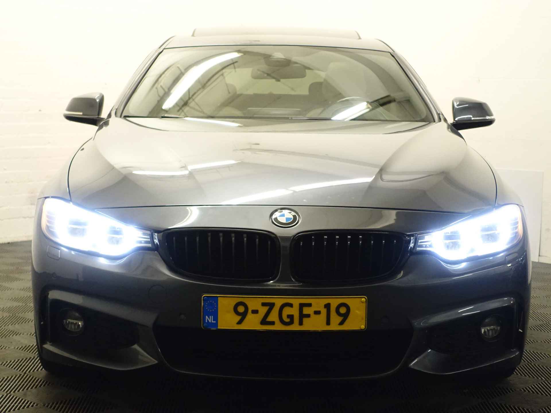 BMW 4 Serie Gran Coupé 420i M Performance Aut- Harman Kardon, Head Up, Schuifdak, Memory, 360 Camera, Sfeerverlichting - 43/54