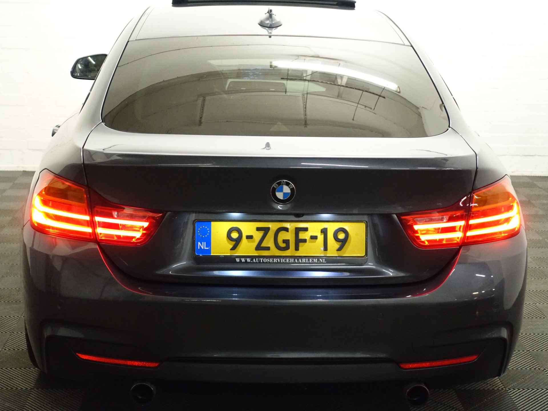 BMW 4 Serie Gran Coupé 420i M Performance Aut- Harman Kardon, Head Up, Schuifdak, Memory, 360 Camera, Sfeerverlichting - 50/54