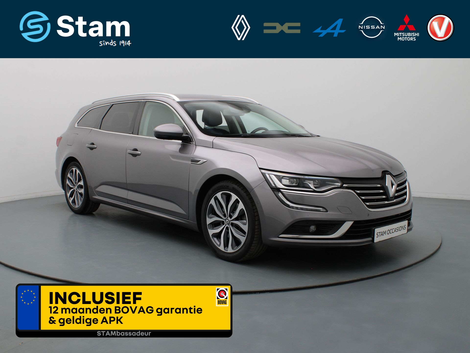 Renault Talisman Estate TCe 225pk Intens EDC/Automaat BOSE | Camera | Navi | Elektr. achterklep | 18" velgen