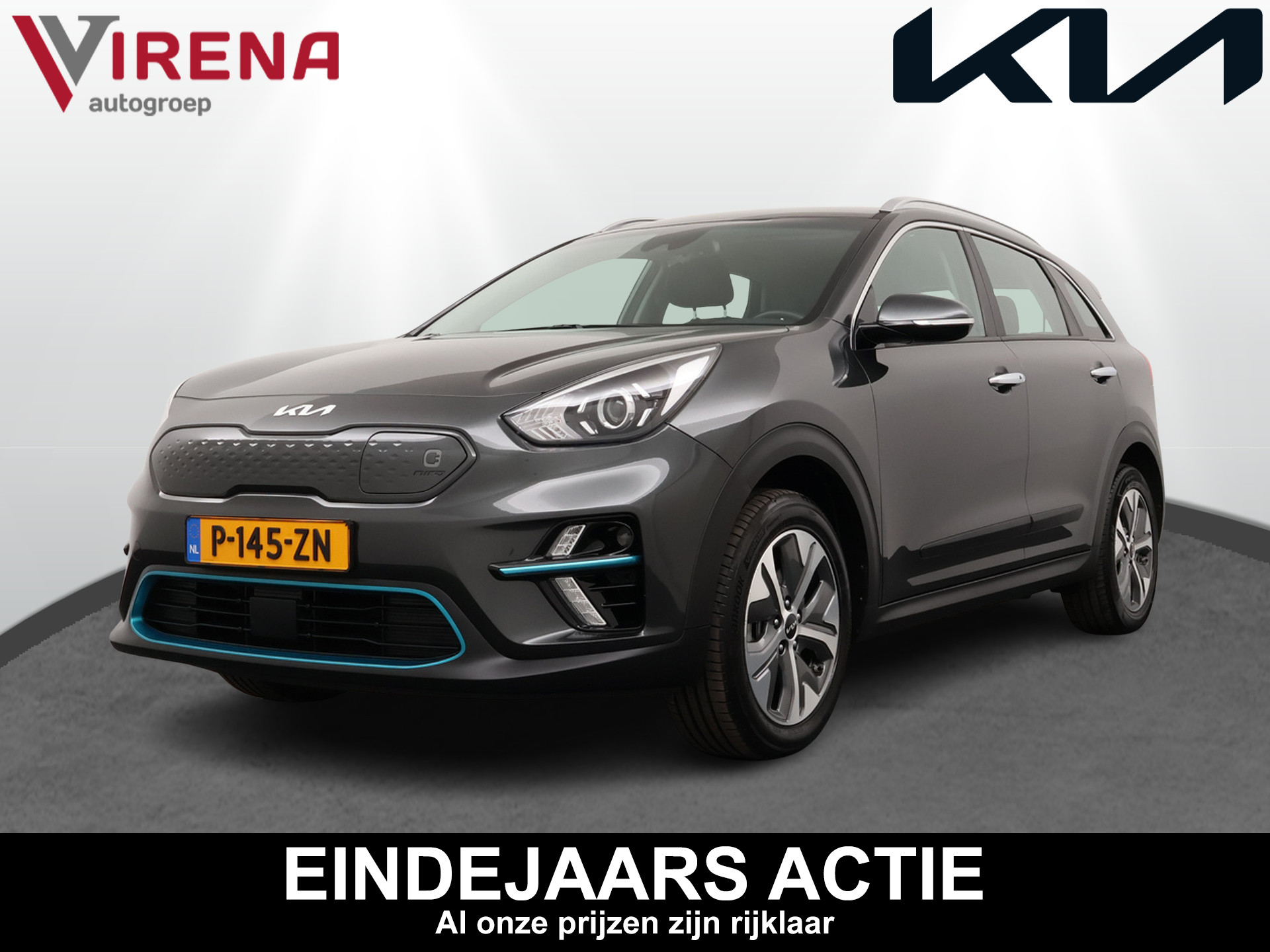 Kia e-Niro DynamicLine 64 kWh - Apple CarPlay/Android Auto - Adaptieve Cruise Control - Navigatie - Fabrieksgarantie tot 07-2029