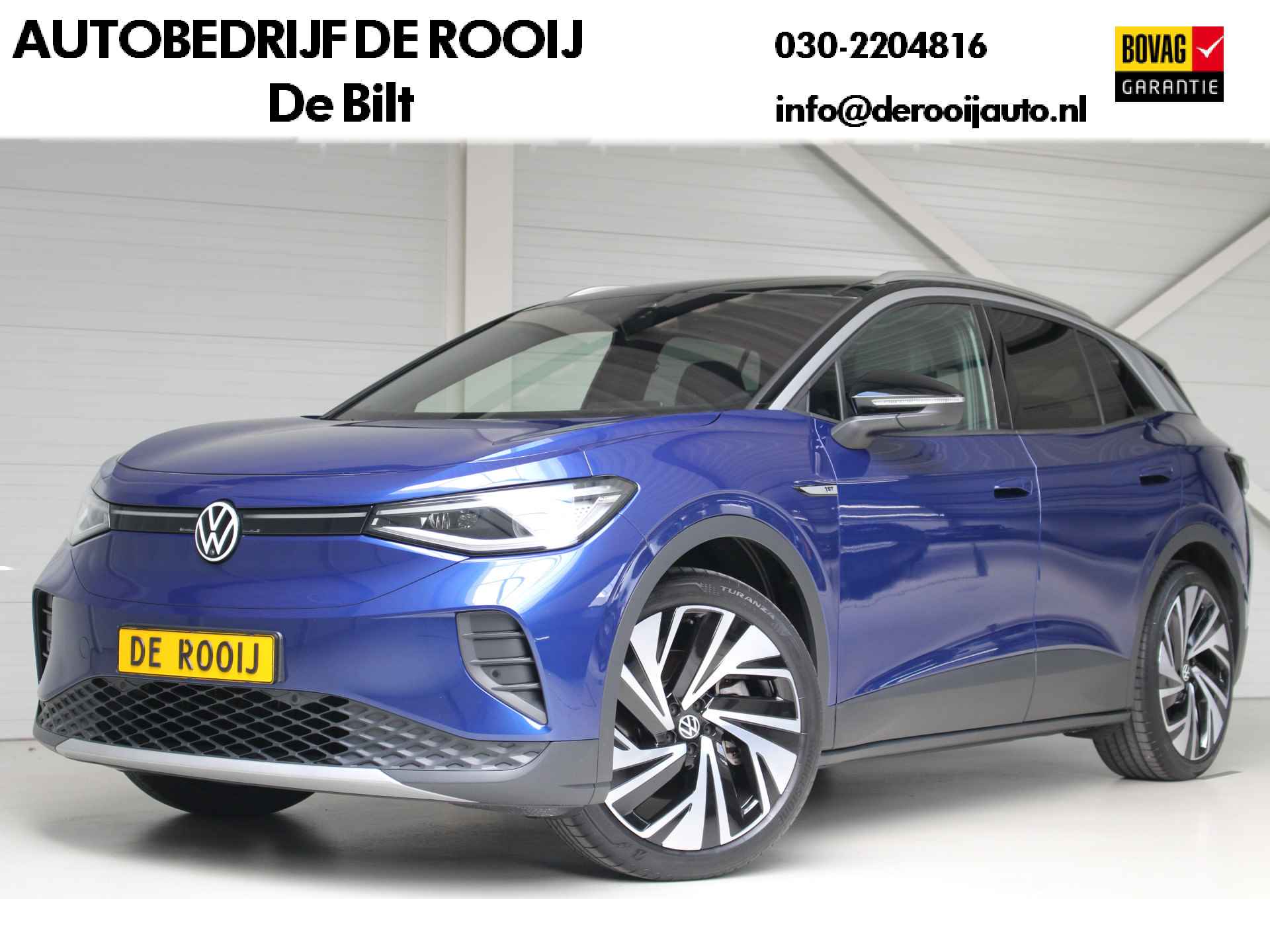 Volkswagen ID.4 1st MAX 77 kWh 204PK 8% Bijtelling Panoramadak | IQ-Light | Head Up Display  | 360 Camera | Warmtepomp | Side Assist . - 1/34