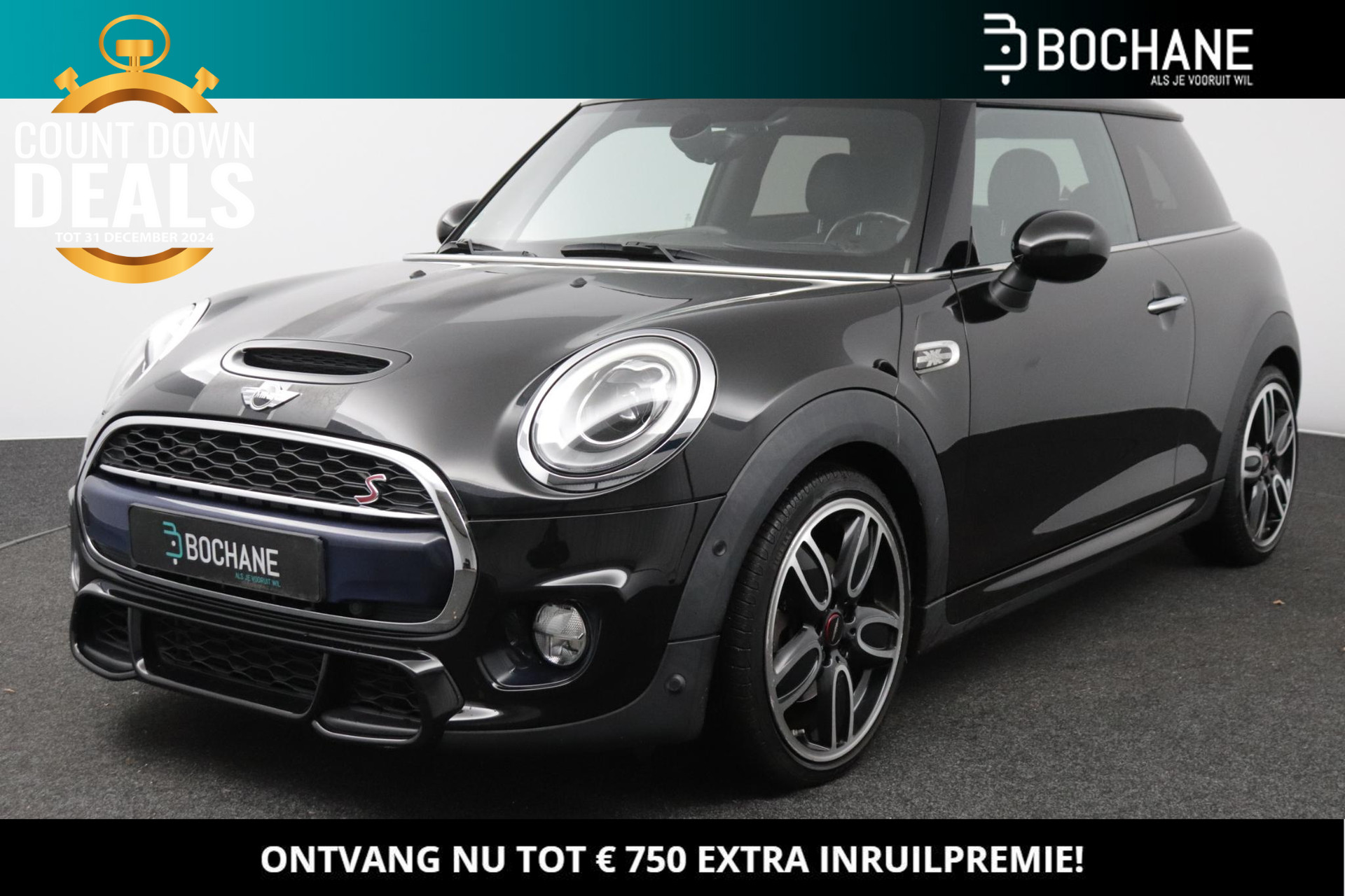 Mini Cooper S 2.0  Kings Cross JCW | Leder | Head-Up Display | Harman Kardon Audio | Stoelverwarming |