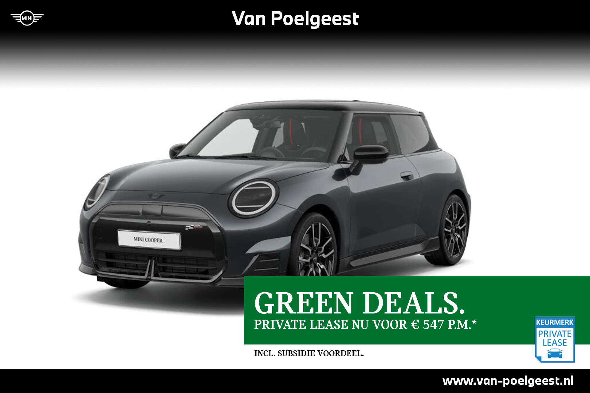 MINI Cooper Cooper E John Cooper Works 40.7 kWh | Green Deals bij viaBOVAG.nl