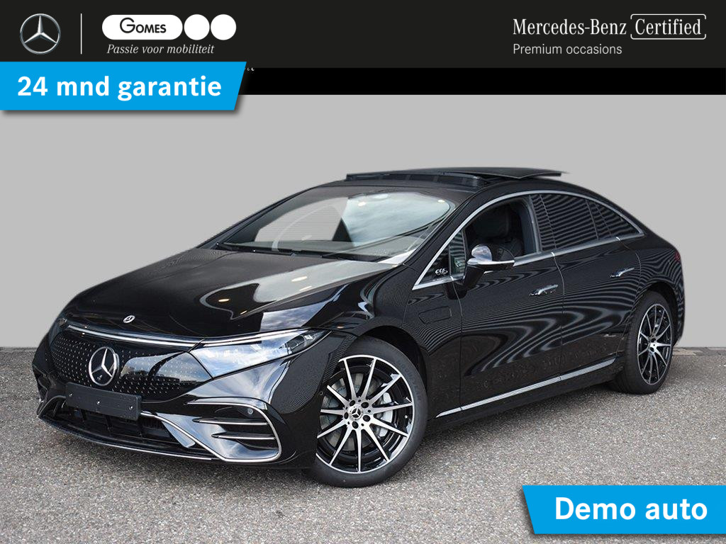 Mercedes-Benz EQS 580 4MATIC AMG | Premium PLUS | Panoramadak | Achterasbesturing | MBUX Hyperscreen | 360° Camera | Hhead-up Display | Burmester bij viaBOVAG.nl