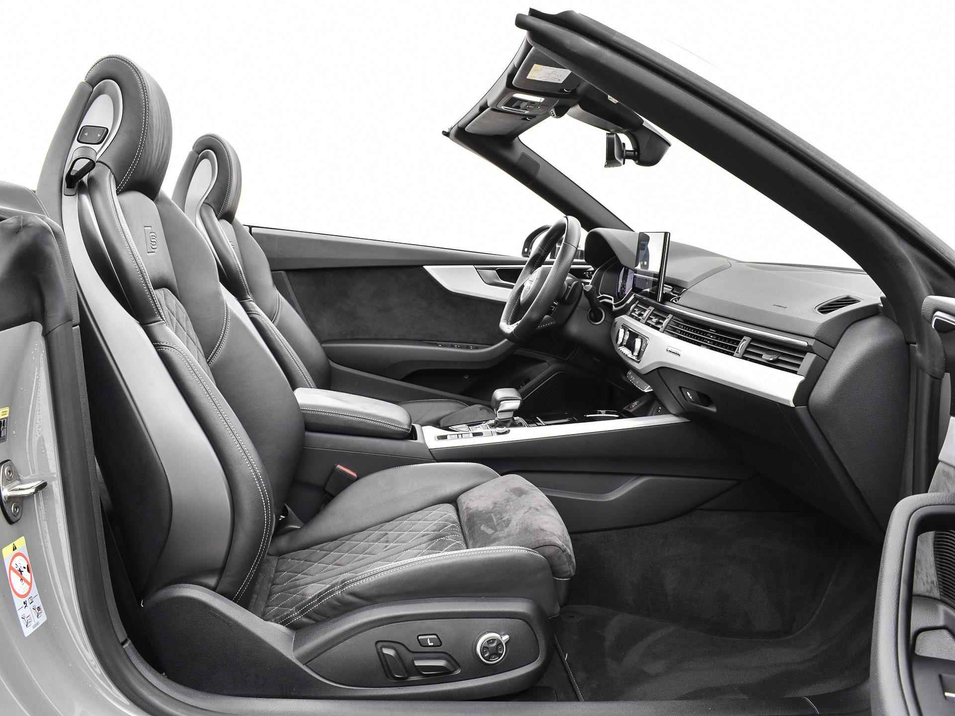 Audi S5 Cabriolet 3.0 Tfsi 354pk Tiptronic Quattro | B&O Sound | LED Matrix | Elek. Stoelen + Massage | Camera | Side Assist | 20"Velgen | Garantie t/m 12-03-2025 of 100.000km - 16/42
