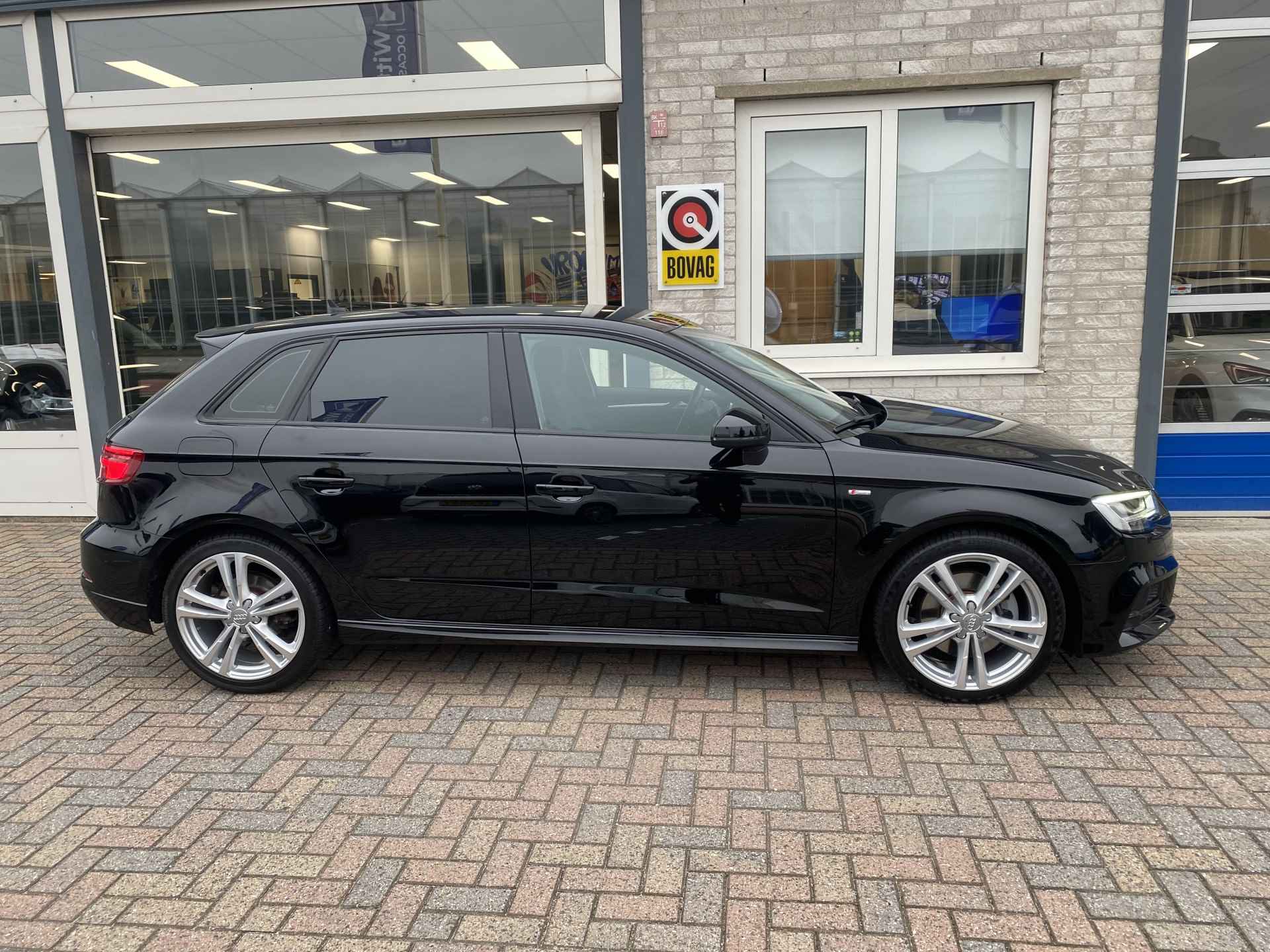 Audi A3 Sportback 40 TFSI S-Line / AUTOMAAT/ TREKHAAK/ 190 PK/ PARK. SENSOREN/ CRUISE/ STOEL EN STUUR VERWARM./ APP CONNECT/ CLIMA/ - 37/41