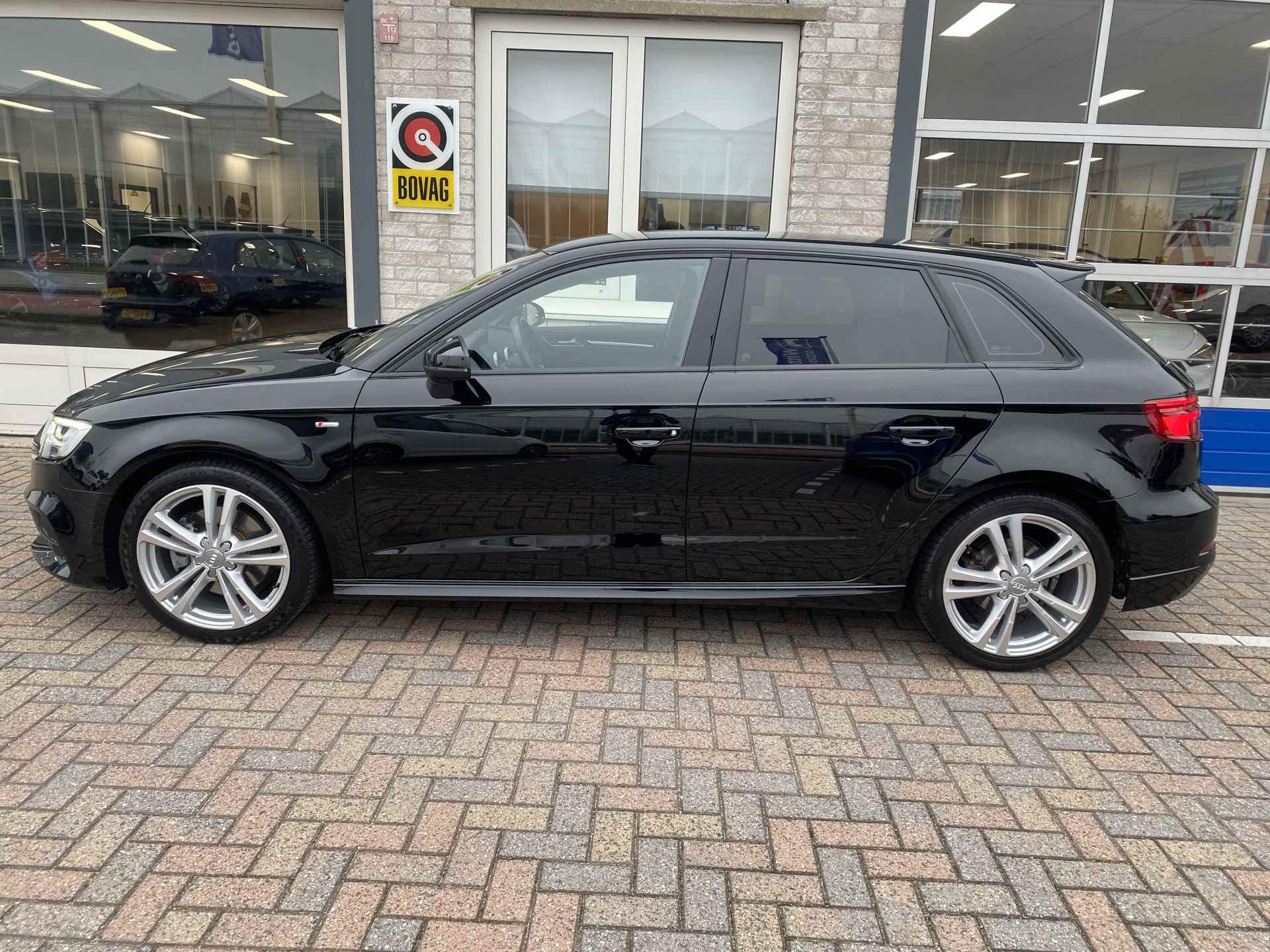 Audi A3 Sportback 40 TFSI S-Line / AUTOMAAT/ TREKHAAK/ 190 PK/ PARK. SENSOREN/ CRUISE/ STOEL EN STUUR VERWARM./ APP CONNECT/ CLIMA/ - 3/41