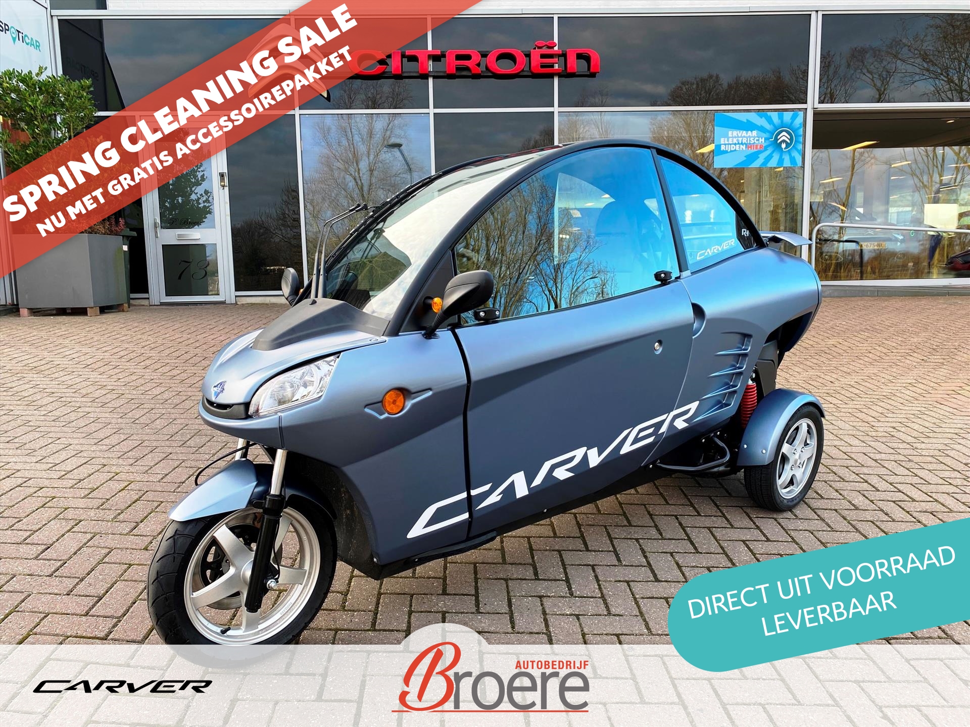CARVER Carver Range+ 45 km/u 7,1 kWh *nieuw* | SPRING CLEANING SALE: gratis accessoirepakket, direct leverbaar! bij viaBOVAG.nl