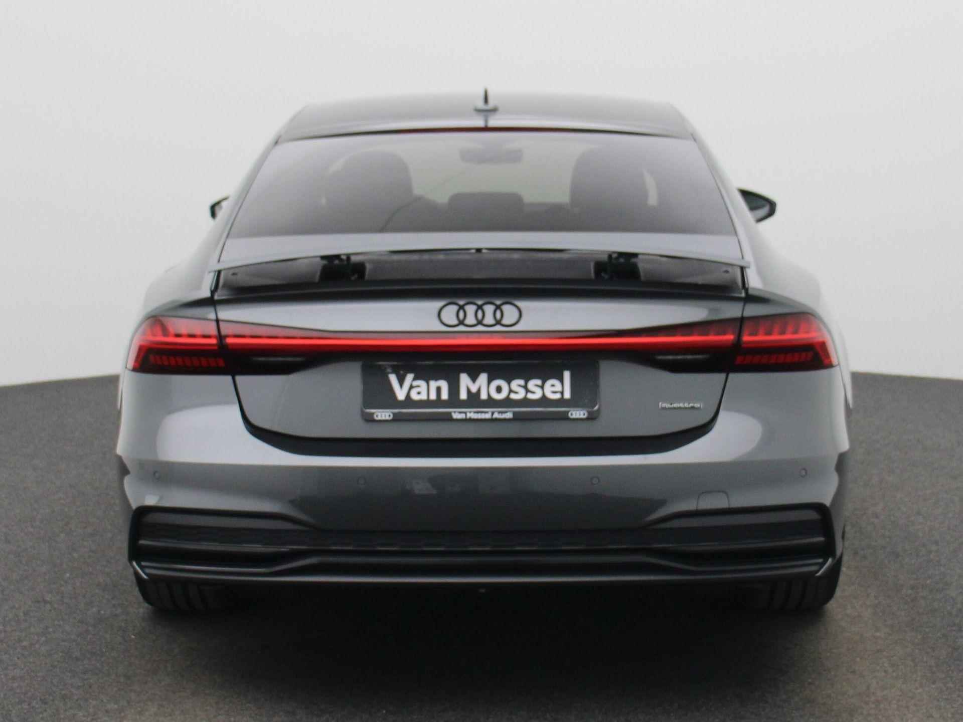 Audi A7 Sportback 50 TFSI e quattro Pro Line S 299 PK | S-line | Automaat | Navigatie | 360 Camera | Head-up Display | B&O 3D Sound System| Adaptive Cruise Control | Climate Control | Stoelverwarming voor- en achterin | Virtual Cockpit | LED HD Matrix | Privacy glass | - 5/49