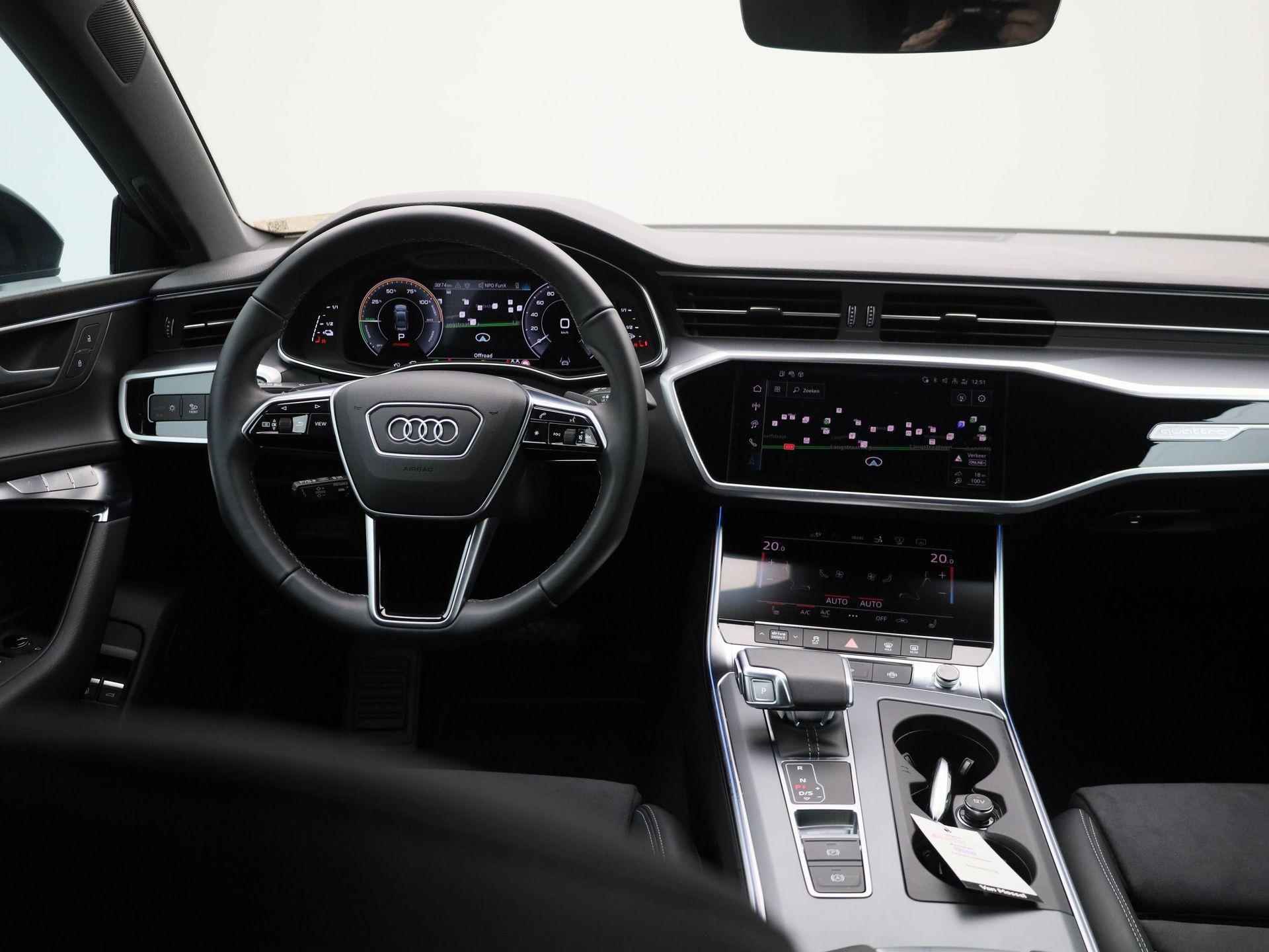 Audi A7 Sportback 50 TFSI e quattro Pro Line S 299 PK | S-line | Automaat | Navigatie | 360 Camera | Head-up Display | B&O 3D Sound System| Adaptive Cruise Control | Climate Control | Stoelverwarming voor- en achterin | Virtual Cockpit | LED HD Matrix | Privacy glass | - 13/49