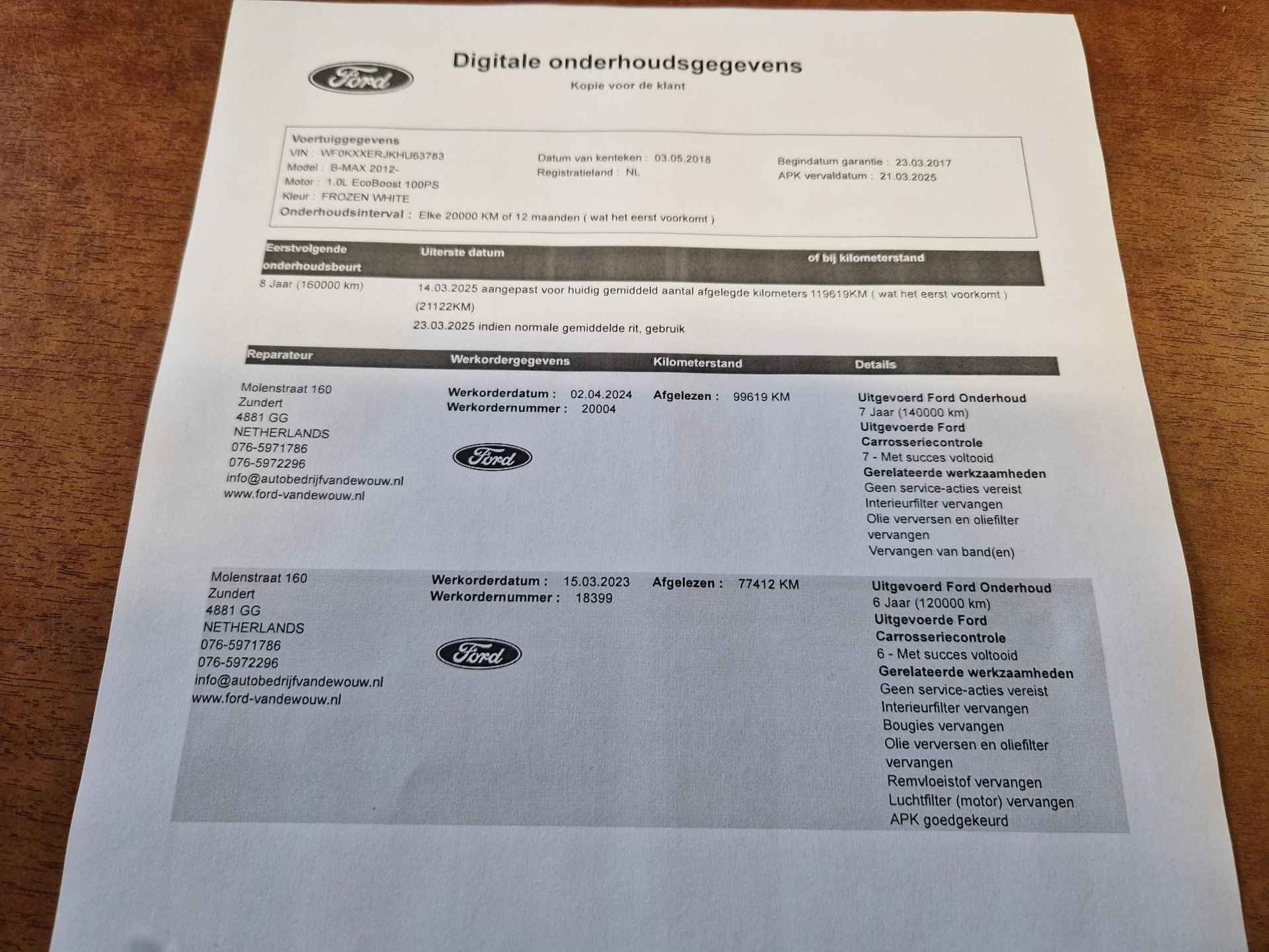 Ford B-Max 1.0 EcoBoost Style 100% onderhouden - Trekhaak - 29/31