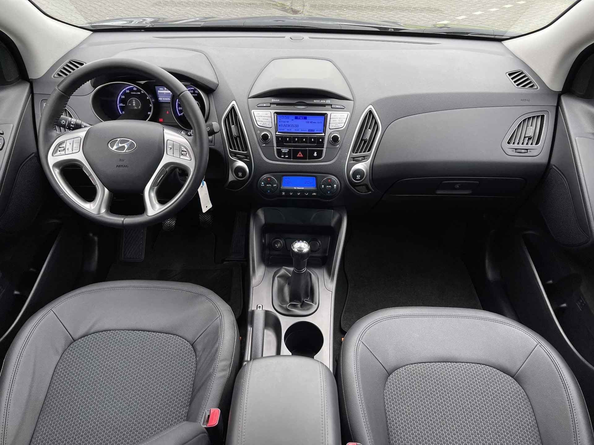 Hyundai ix35 2.0i Style | Trekhaak | Cruise Control | Radio-CD/Mp3 Speler | Bluetooth Tel. | LM Velgen | Elek. Ramen + Spiegels | Rijklaarprijs! - 13/26