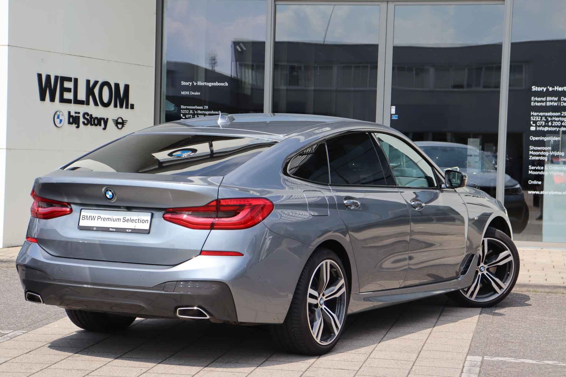 BMW 6 Serie Gran Turismo 630i High Executive M Sport Automaat / Sportstoelen / Active Cruise Control / Parking Assistant Plus / Navigatie Professional / Leder - 12/47