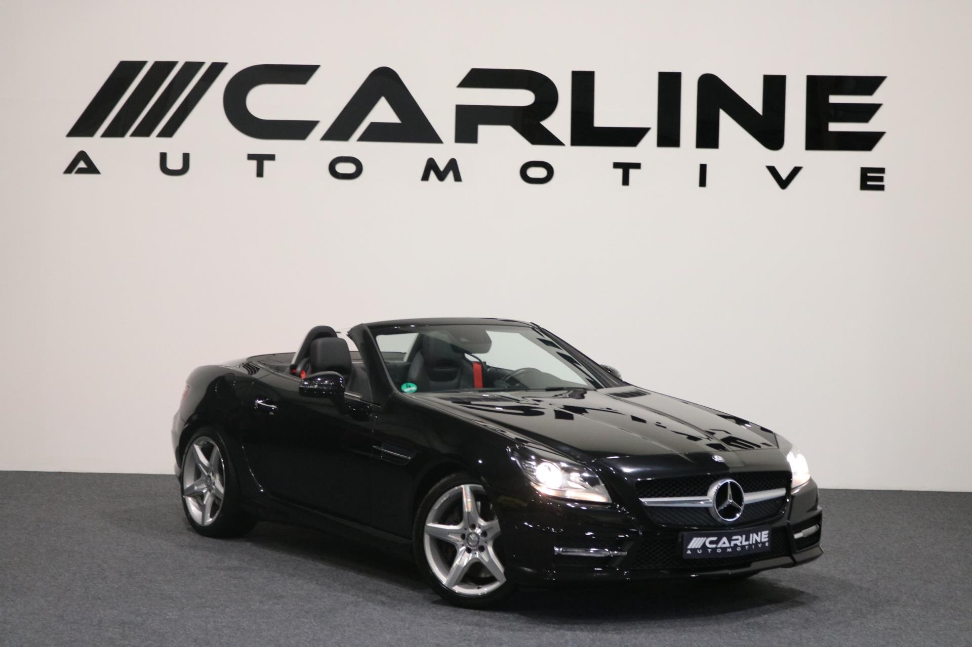 Mercedes-Benz SLK-klasse 350 CABRIO HARDTOP AUT. AMG-LINE SFEERVER. NAVI LEER LED PDC KEYLESS GARANTIE NAP APK