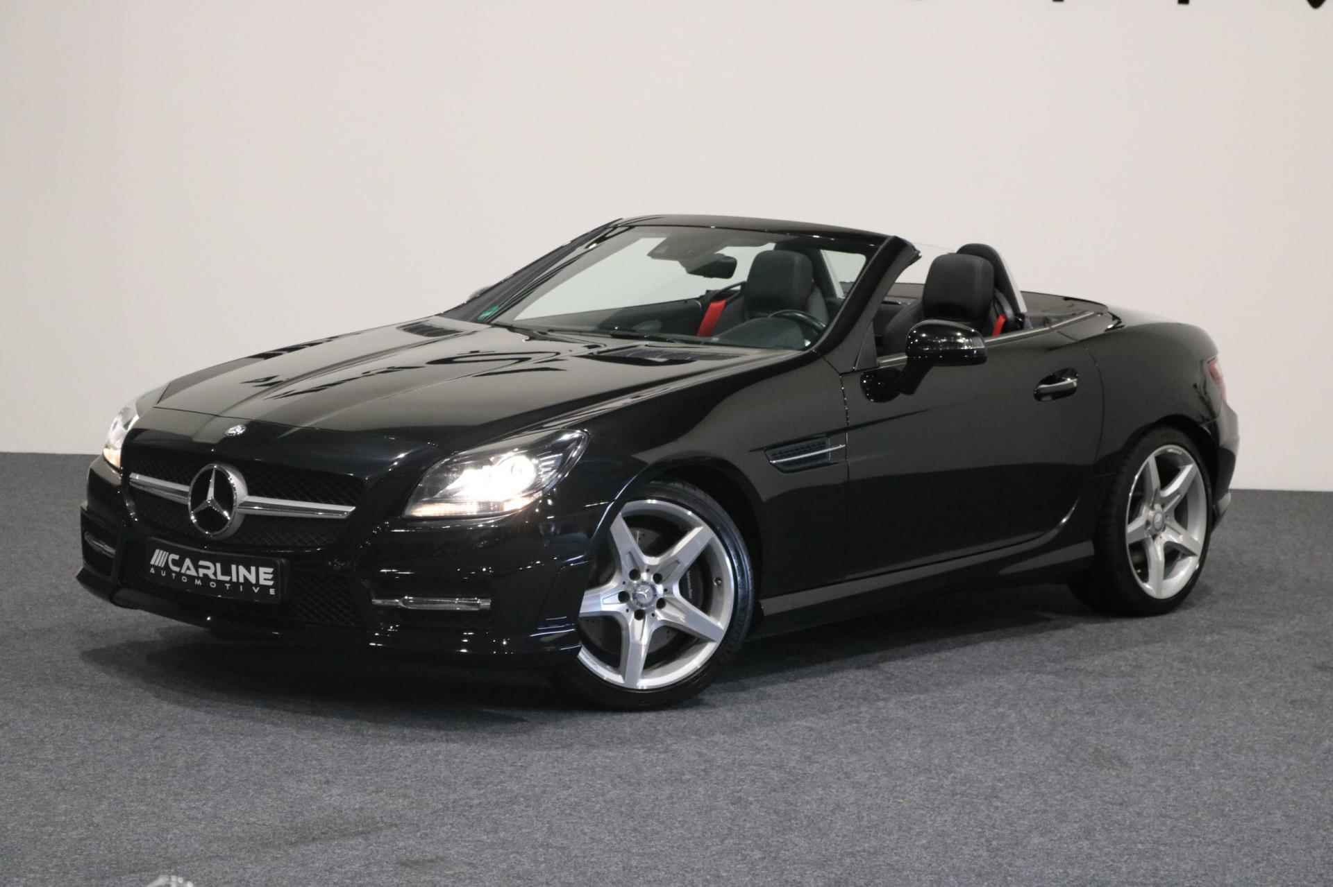 Mercedes-Benz SLK-klasse 350 CABRIO HARDTOP AUT. AMG-LINE SFEERVER. NAVI LEER LED PDC KEYLESS GARANTIE NAP APK - 5/48