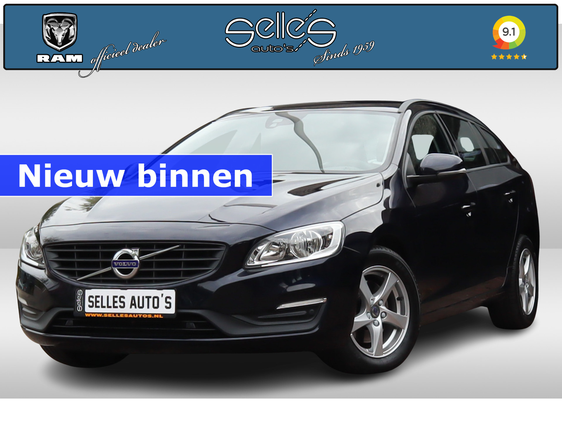 Volvo V60 Kinetic | Stoelverwarming | Lichtmetalen velgen | Navigatie | Verwarmde voorruit