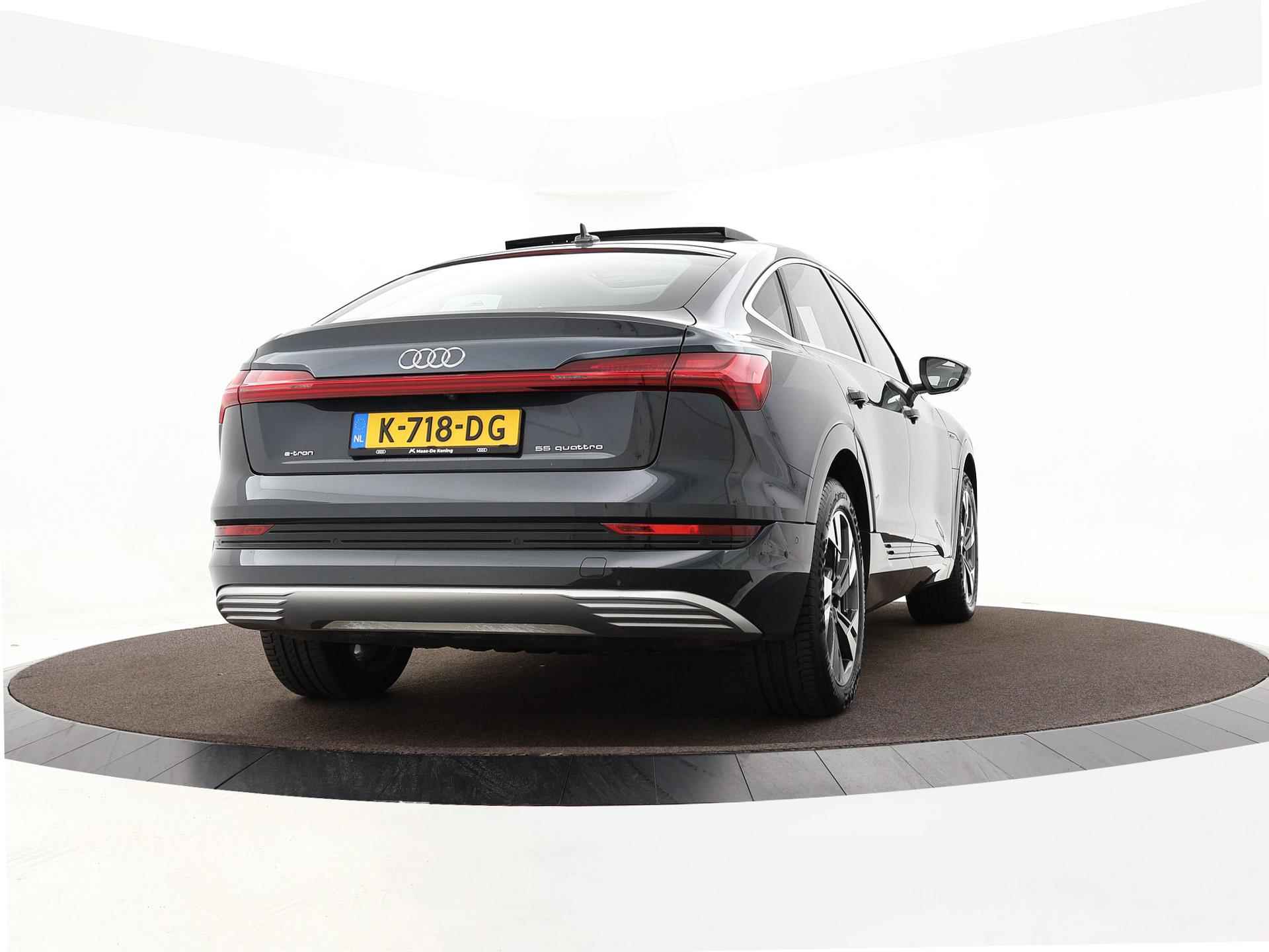 Audi e-tron Sportback 55 quattro Business edition Plus 95 kWh | Sportstoelen | Leder-Alcantara | Panoramadak | Side-Assist | 360 Camera's | - 3/31