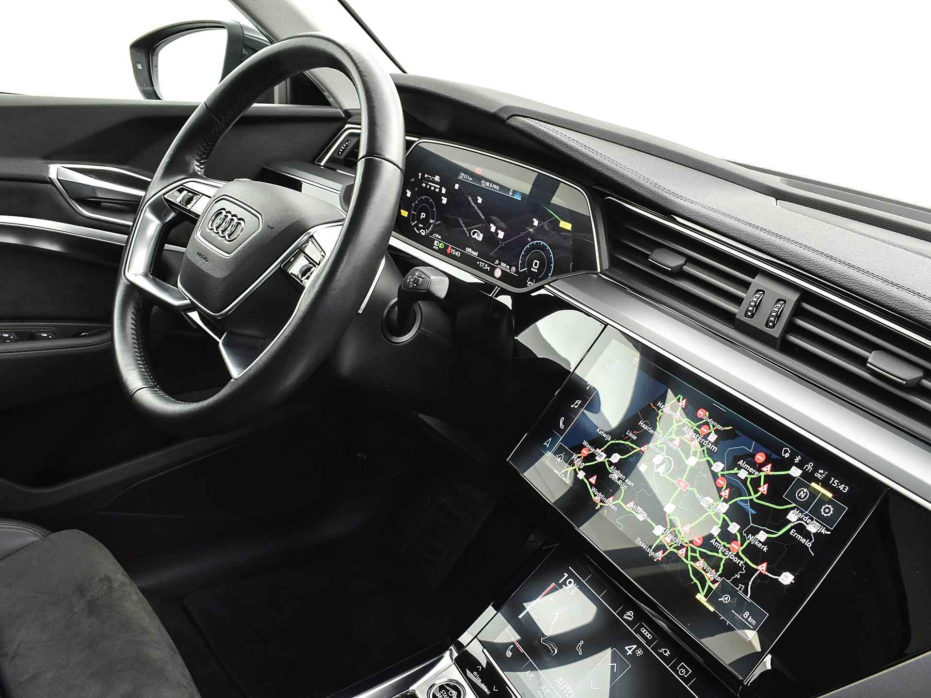 Audi e-tron Sportback 55 quattro Business edition Plus 95 kWh | Sportstoelen | Leder-Alcantara | Panoramadak | Side-Assist | 360 Camera's | - 20/31
