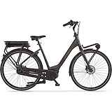 CORTINA E-Common Family 300Wh Dames Black Gold Matt 46cm 2023