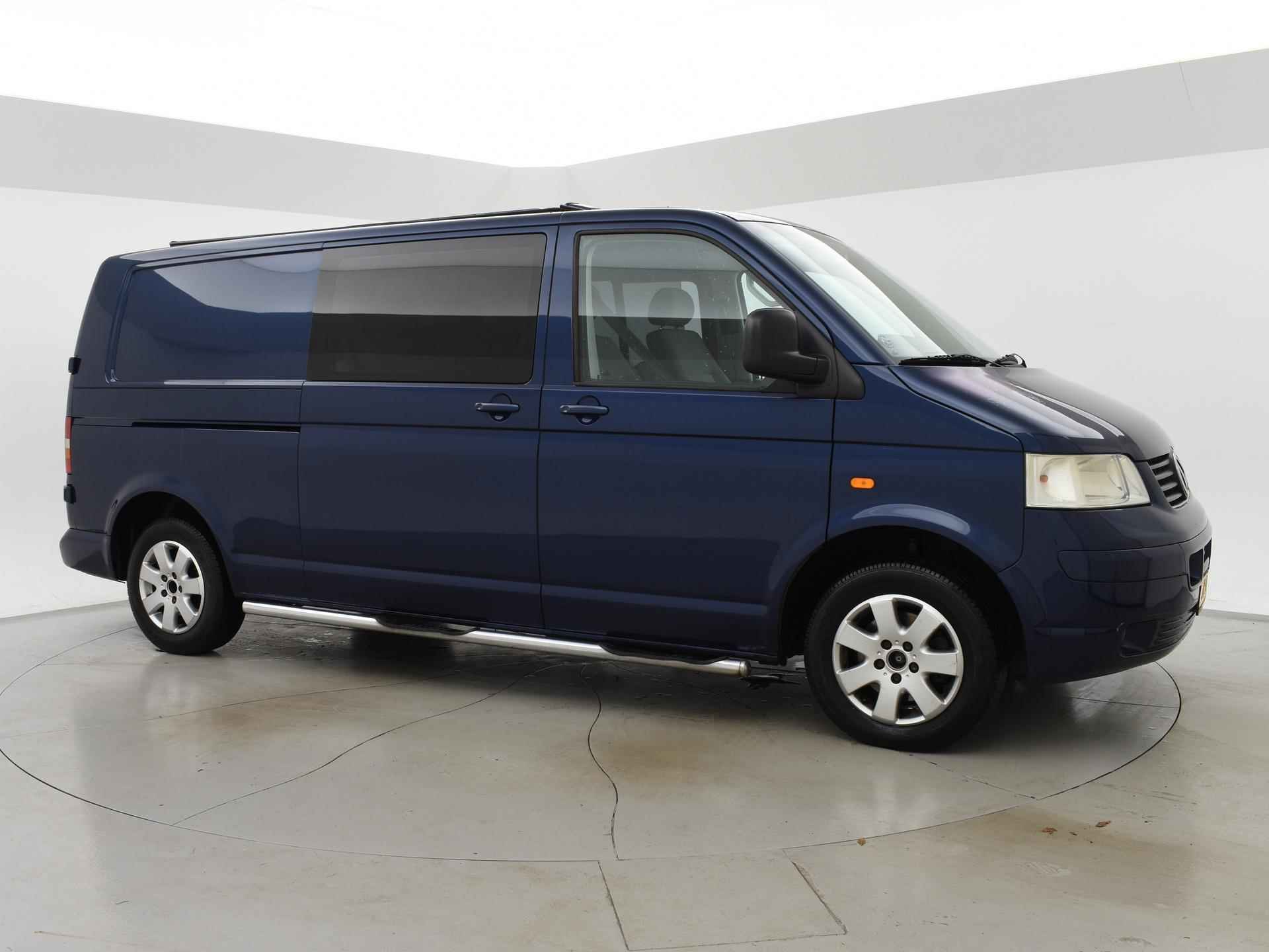 Volkswagen Transporter Kombi 2.5 TDI LANG *CAMPER KENTEKEN* 5-PERS. + NAVIGATIE / TREKHAAK / AIRCO / CRUISE CONTROL - 12/21