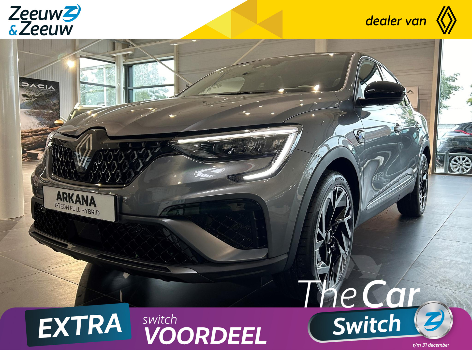 Renault Arkana 1.6 E-Tech hybrid 145 esprit Alpine | 2x Speciaal geselecteerde nieuwe voorraad auto's | Nu leverbaar met €2800,- Zeeuw & Zeeuw korting | Speciaal aanbod: Pack Bose & City Premium nu gecombineerd voor €500,- |