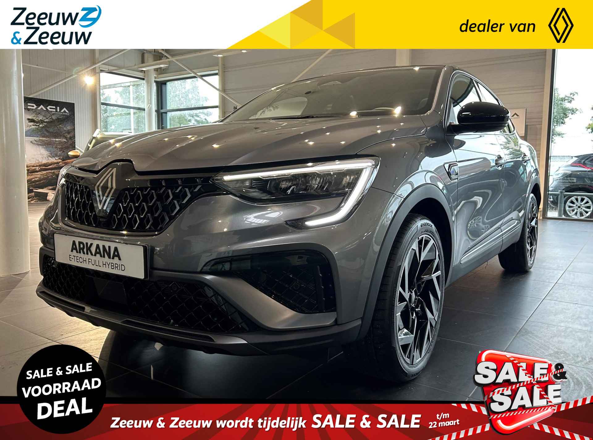 Renault Arkana E-Tech hybrid 145 esprit Alpine | Nu uit voorraad leverbaar en profiteer van € 3.000,- extra Zeeuw & Zeeuw voorraadkorting! | Financier uw Arkana tegen slechts 1,9% rente