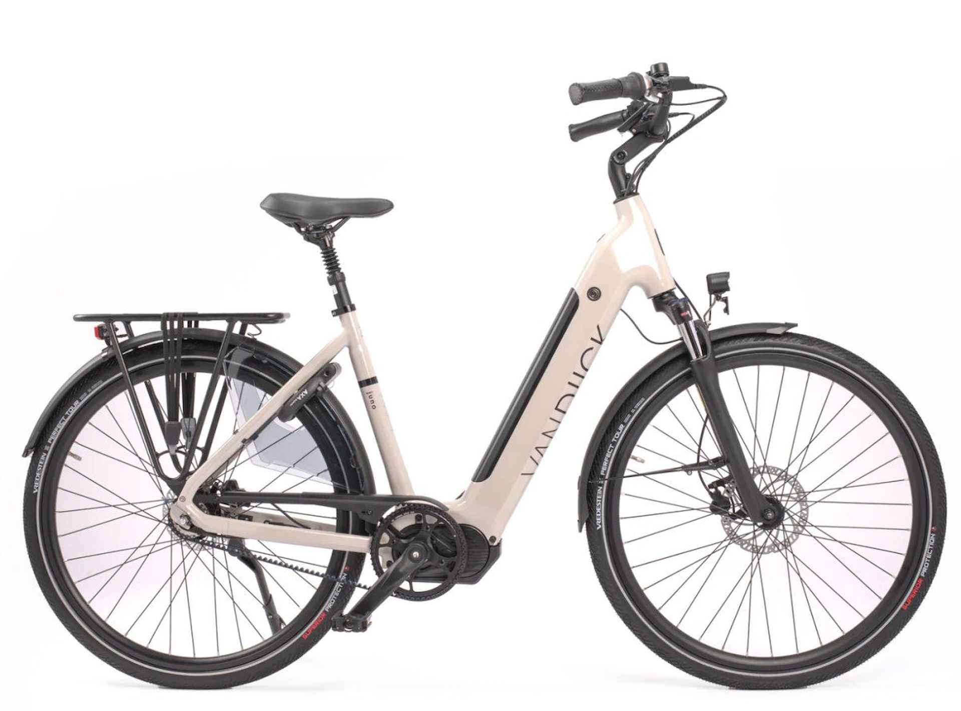 VanDijck Juno Hypershift - 700 Wh - Belt Lage instap Warm Grey 46cm 2024 - 1/2