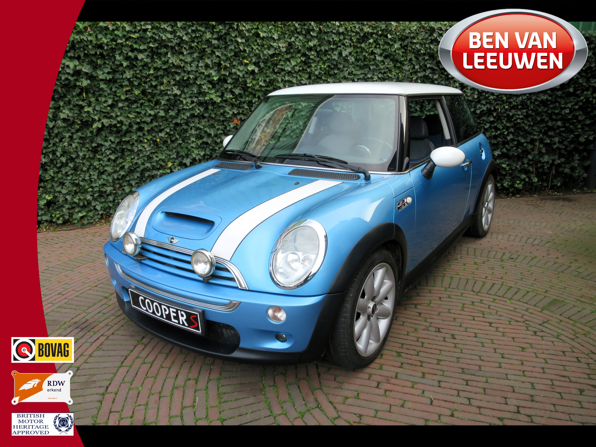 MINI Cooper S 1.6 Chili R53 Youngtimer met Xenon, Airco en 17"