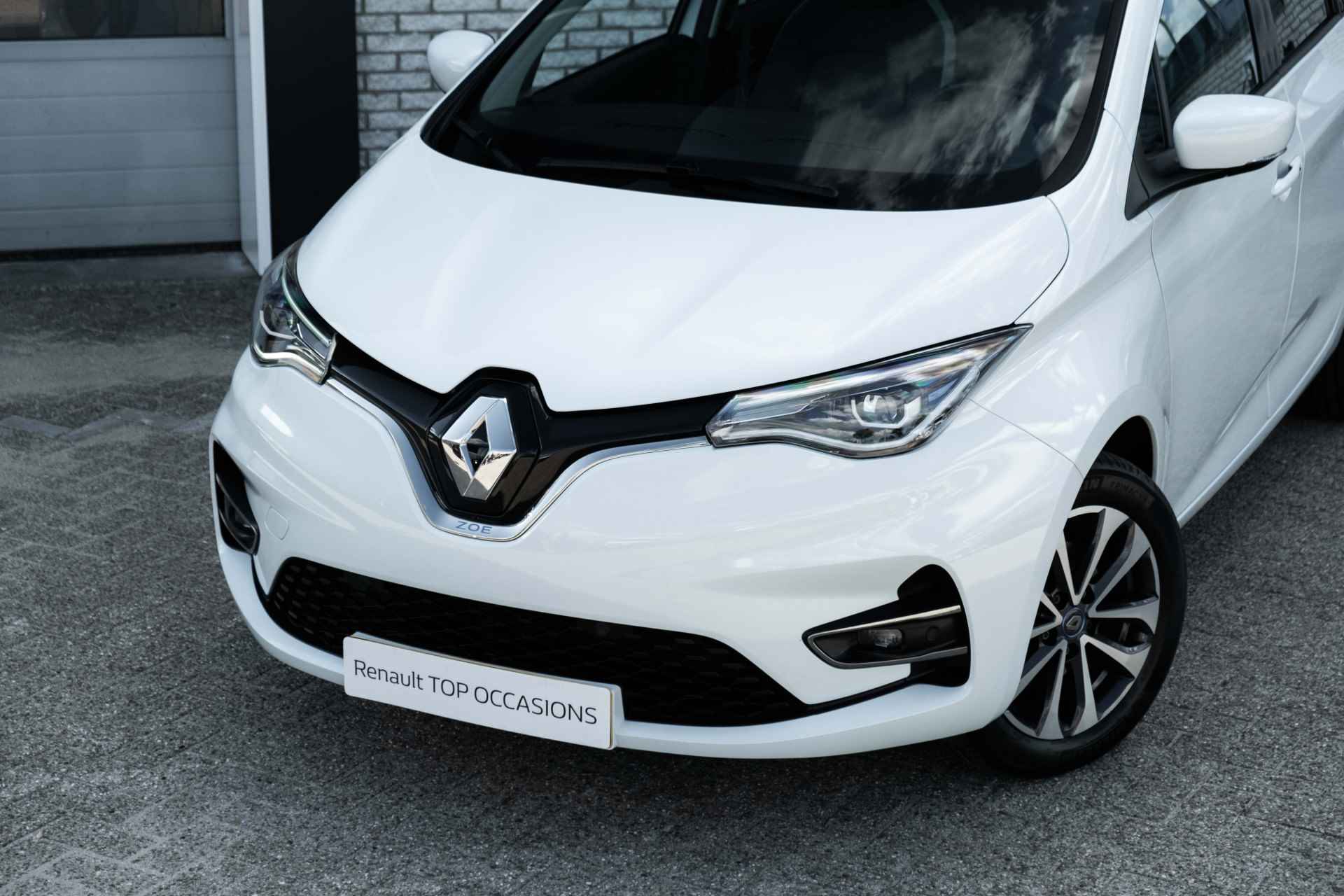 Renault ZOE R 135 PK Zen 52 kWh (ex Accu) | ECC | 400 km aktieradius | Parkeersensoren achter | plus accu € 6000,- meerprijs | incl. Bovag rijklaarpakket met 12 maanden garantie - 15/58