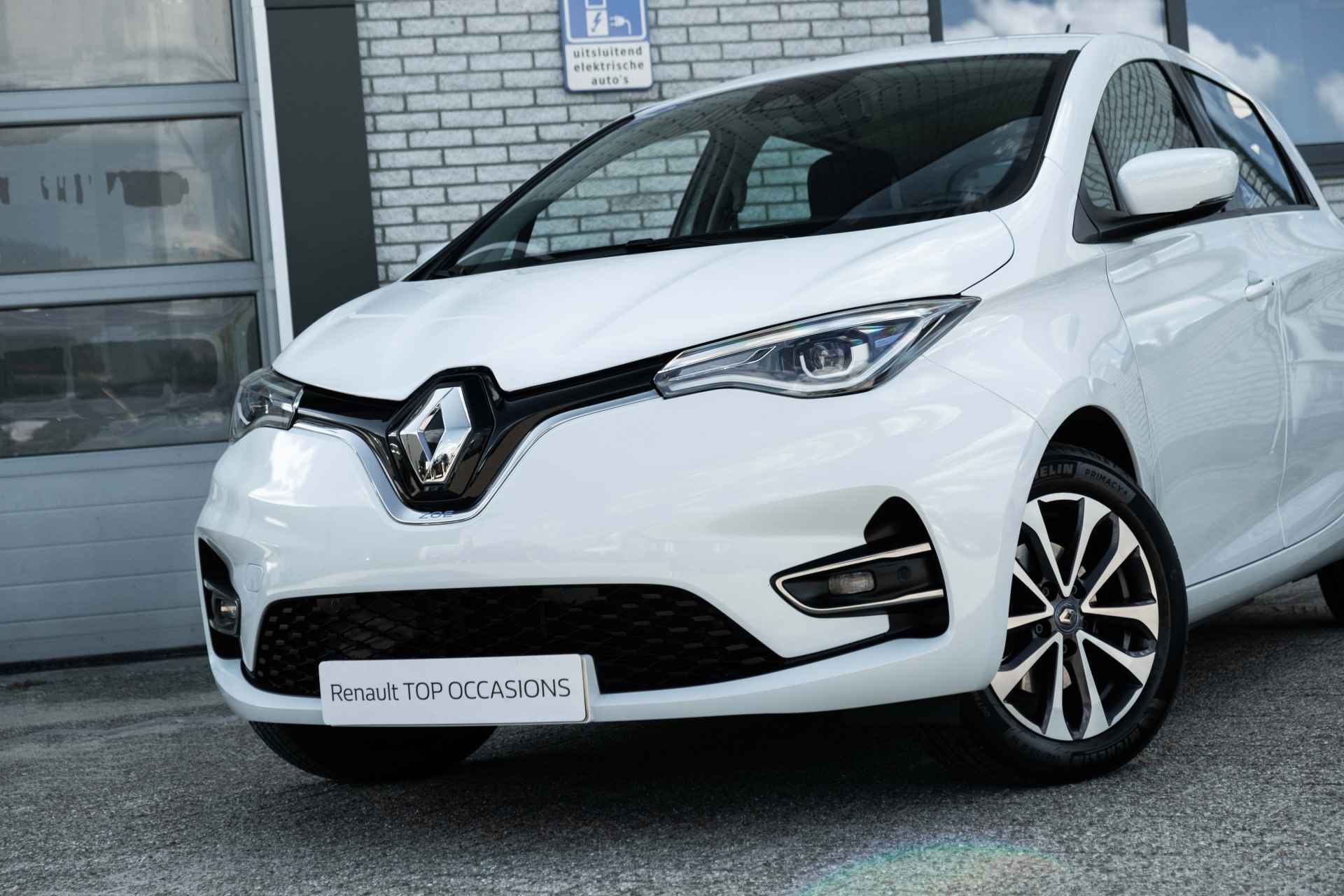 Renault ZOE R 135 PK Zen 52 kWh (ex Accu) | ECC | 400 km aktieradius | Parkeersensoren achter | plus accu € 6000,- meerprijs | incl. Bovag rijklaarpakket met 12 maanden garantie - 16/58