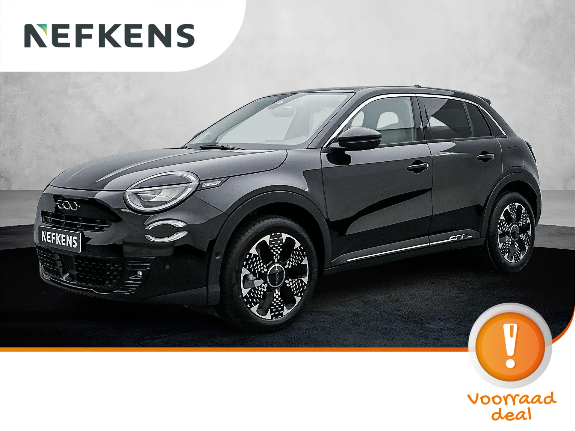 Fiat 600 1.2 Hybrid 100 La Prima Navigatie | Achteruitrijcamera | Kunstlederen Bekleding | Voorstoelen Verwarmd | Keyless Entry/Start | Elektrische Achterklep met Sensor | Dodehoek Detectie | Adaptieve Cruise Control | 18" Lichtmetalen Velgen | Apple Carplay/Android Auto |