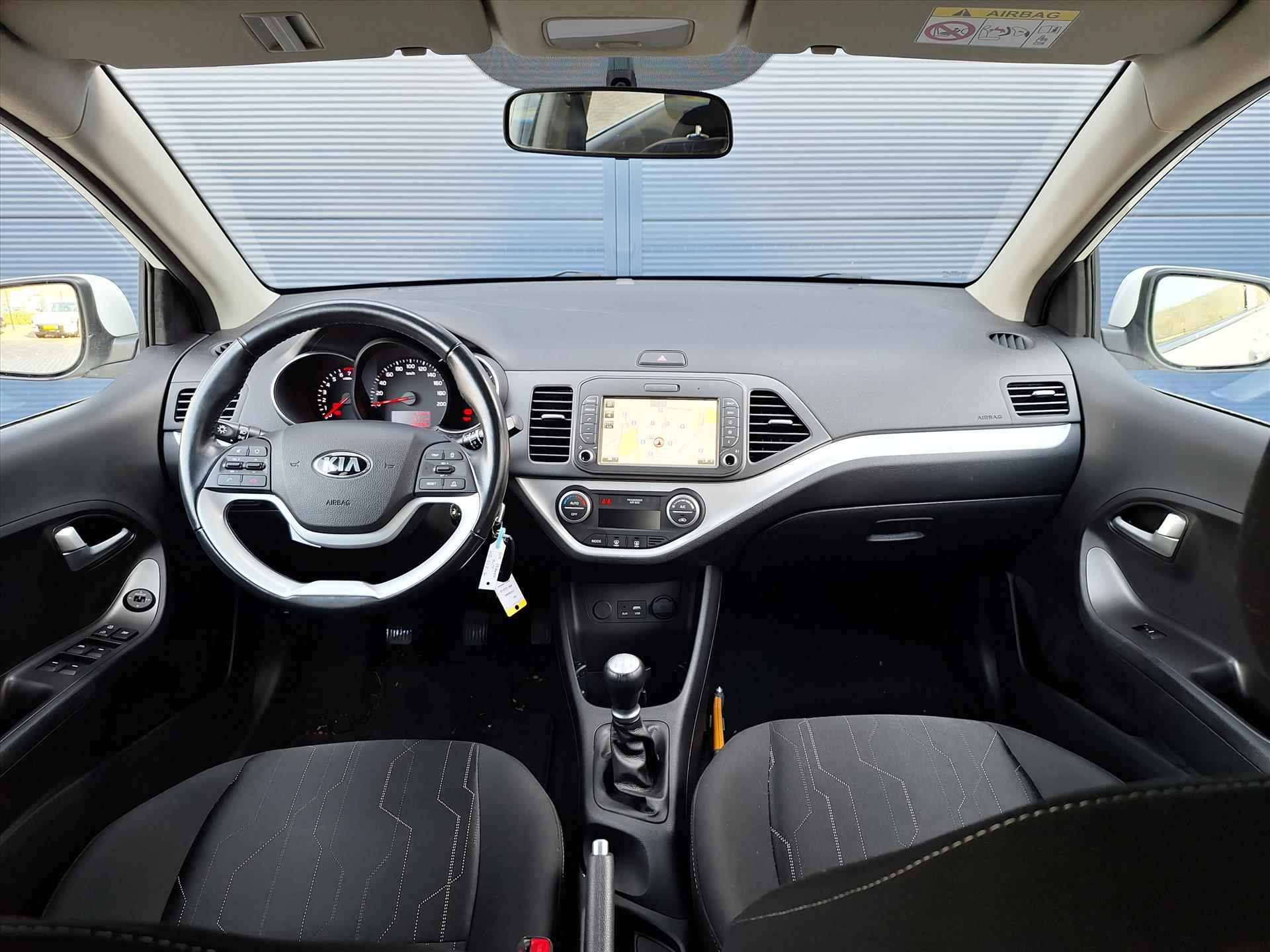 KIA Picanto 1.0 CVVT 5-DRS ComfortPlusLine Navigator | Camera | Navigatie | Cruise Control | Climate Control | - 8/32