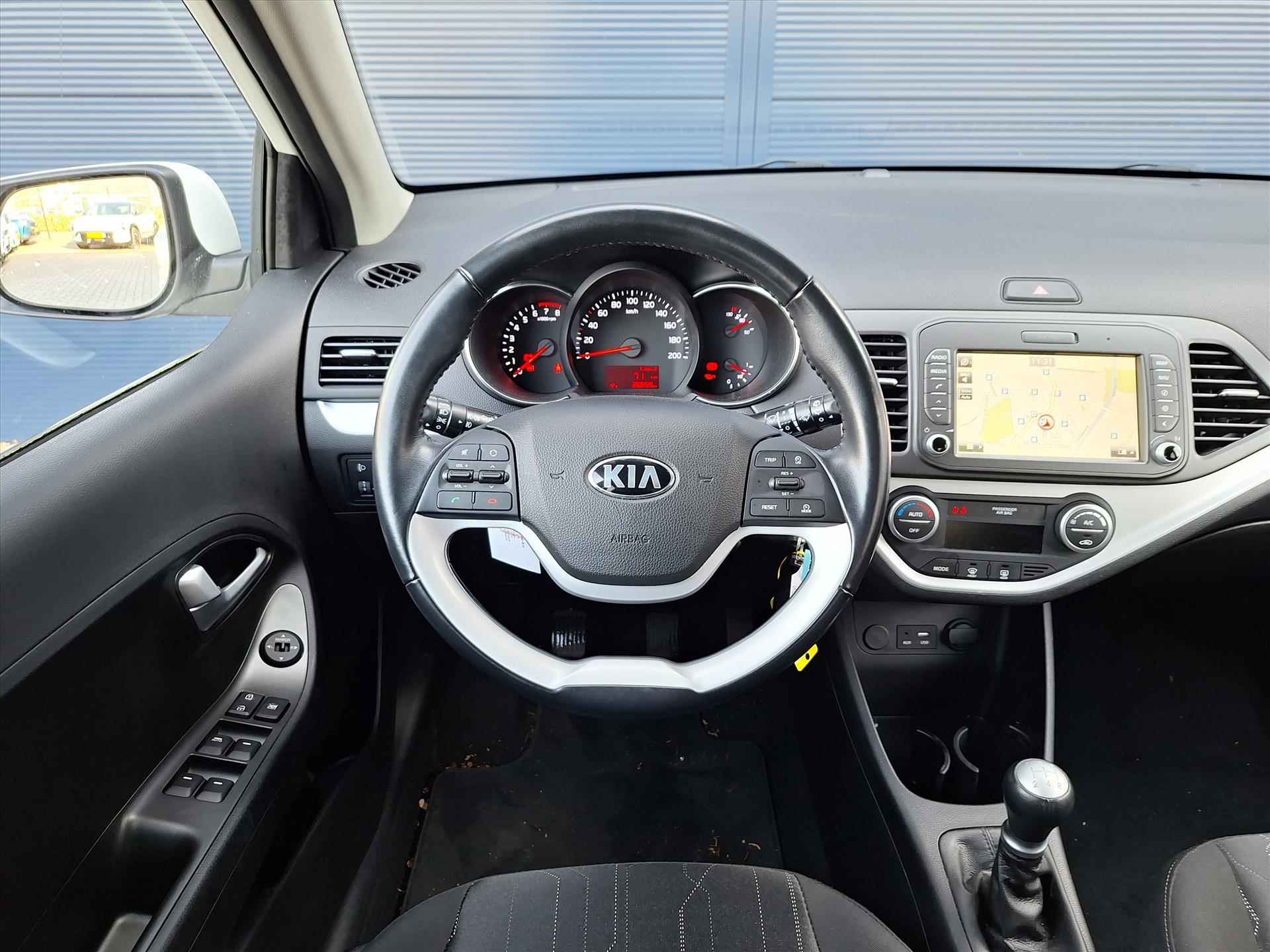 KIA Picanto 1.0 CVVT 5-DRS ComfortPlusLine Navigator | Camera | Navigatie | Cruise Control | Climate Control | - 9/32