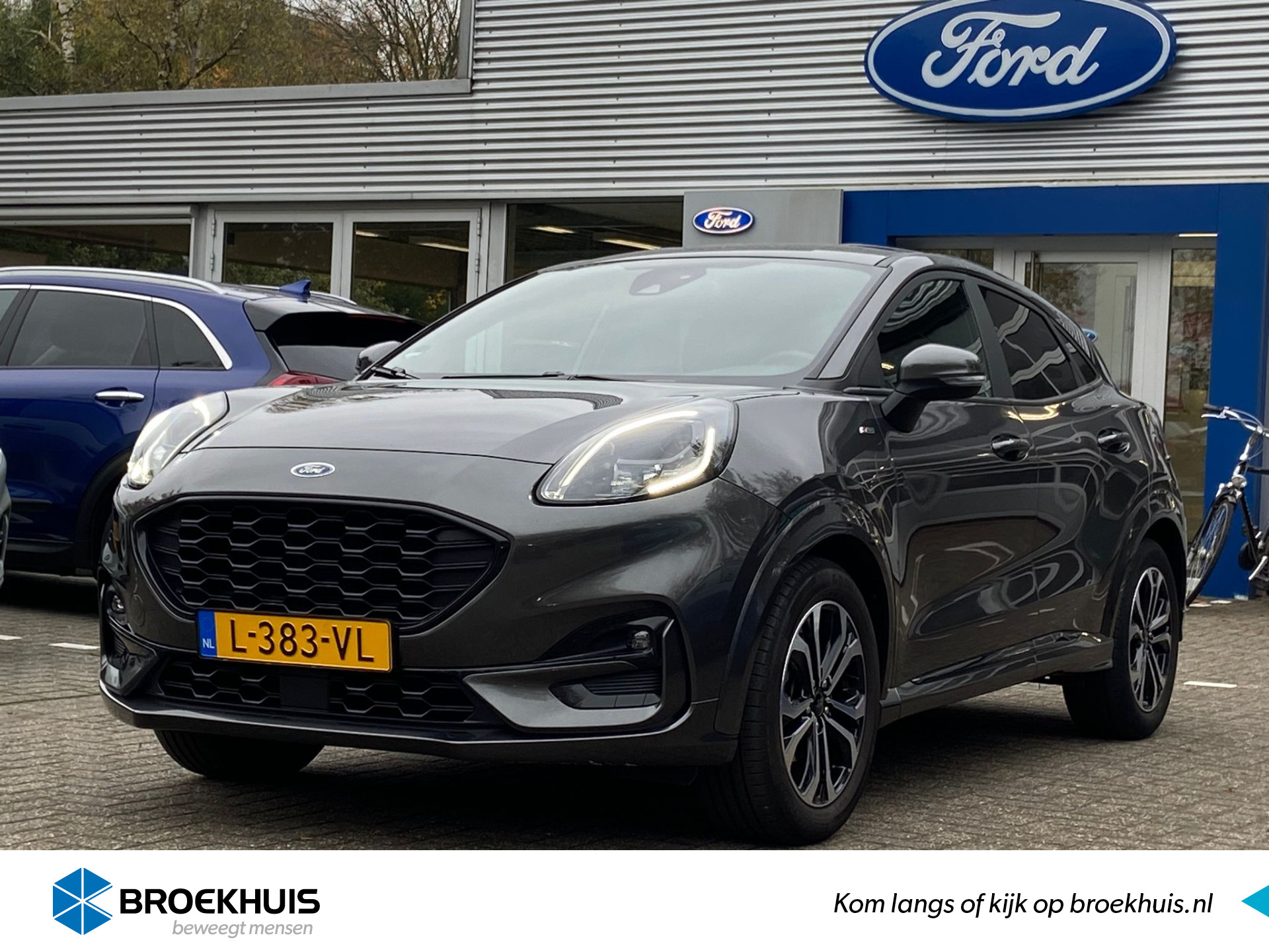 Ford Puma 1.0EB Hybrid ST-LINE | NL-AUTO! | DEALER OH! | WINTERPACK | CRUISE CLIMA | | NAVI | TREKHAAK | PARK SENS | LANE ASSIST | 18' LM.