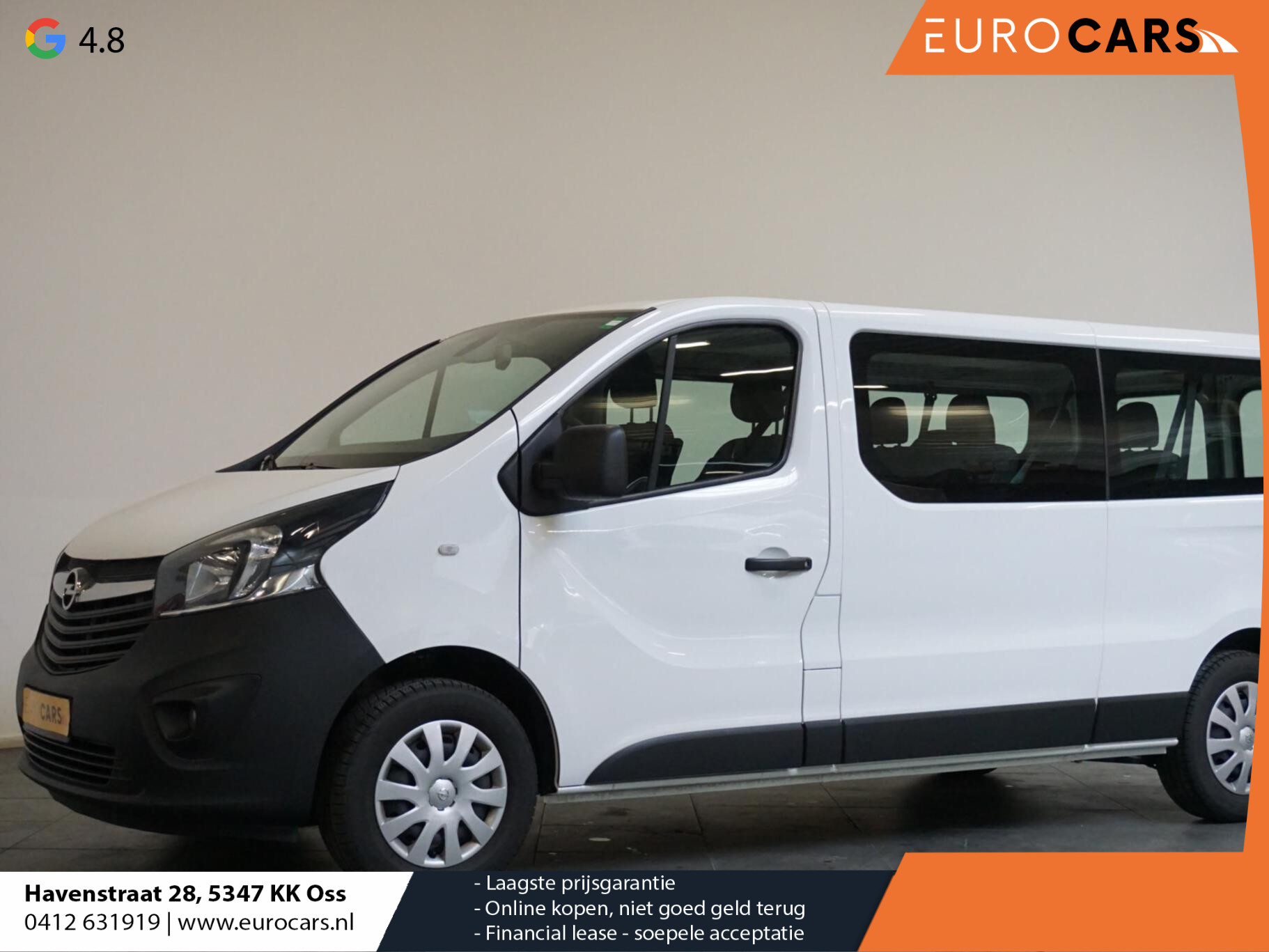 Opel Vivaro Combi 1.6 CDTI L2H1 8-Persoons PERSONENBUS Incl. BTW/Bpm Airco|Bluetooth|Lang|