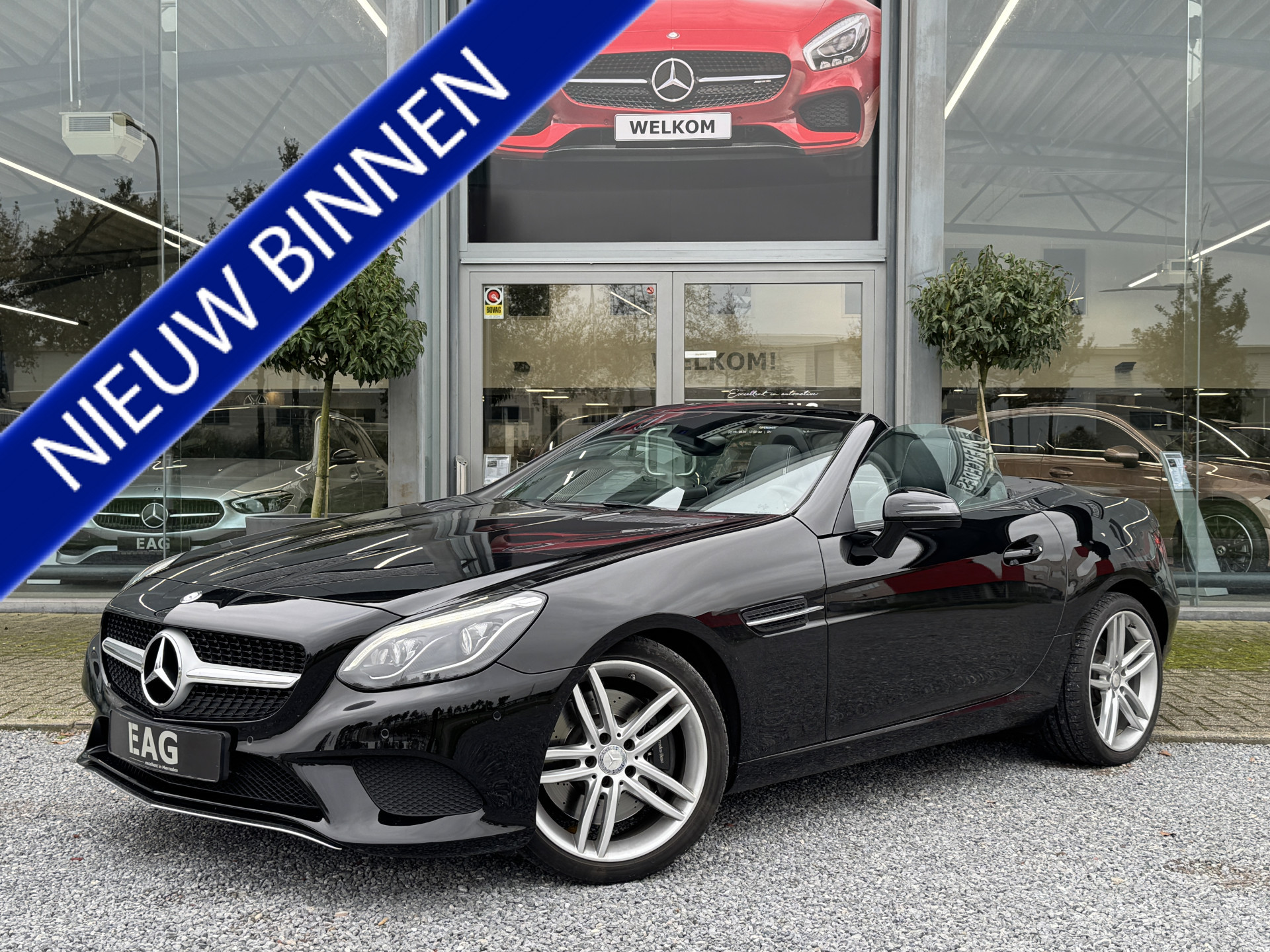 Mercedes-Benz SLC 200 Cabrio AMG Line | Leder | LED | Navigatie | Cruise | Bluetooth |