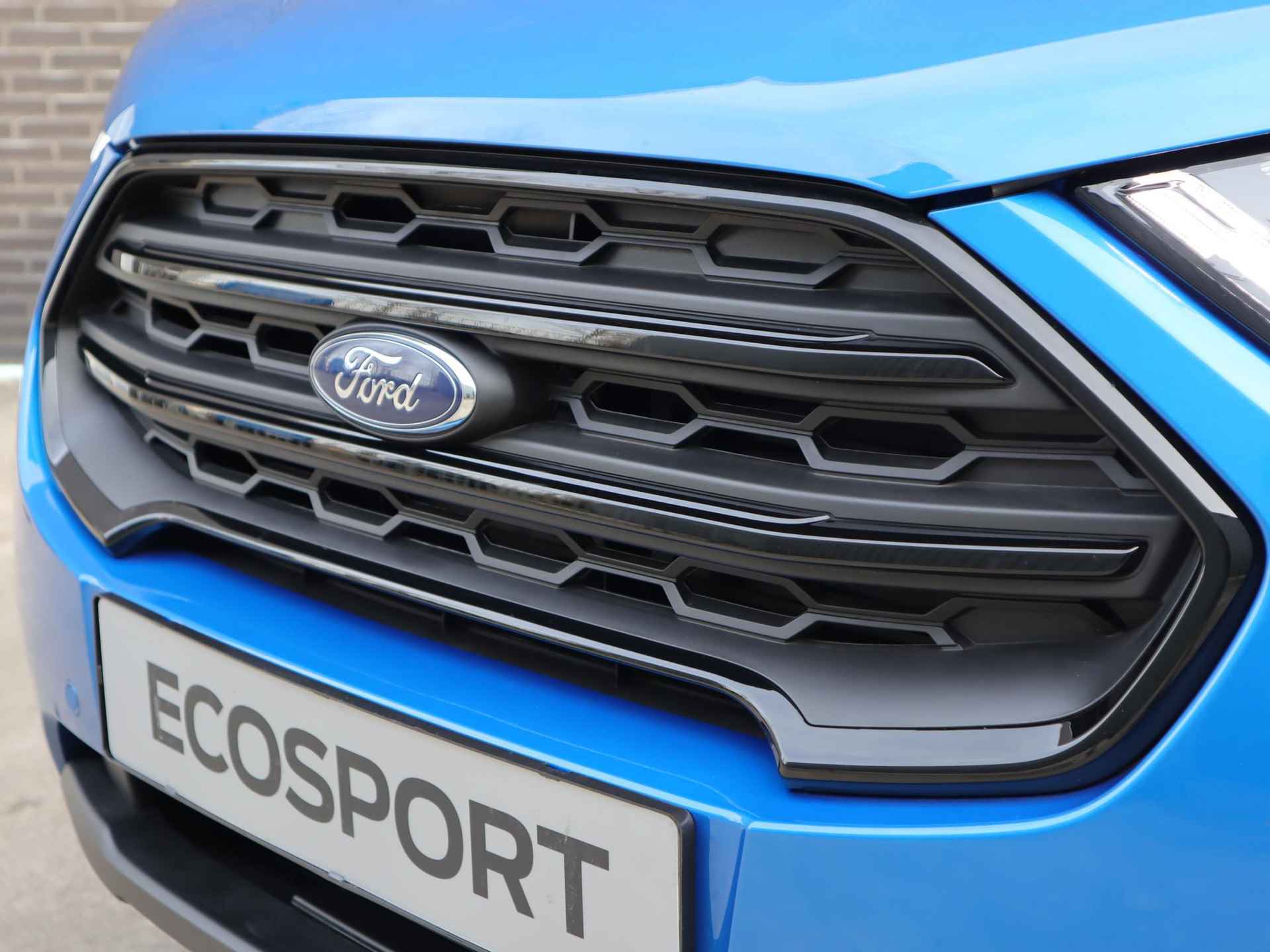 Ford EcoSport 1.0 EcoBoost ST-Line 125pk | DEMO | Stoel- stuur en voorruitverwarming | BLISS | Navigatie | 17inch lichtmetalen velgen | Parkeer sensoren voor en achter | Achteruitrij camera | B&O Audio - 11/57