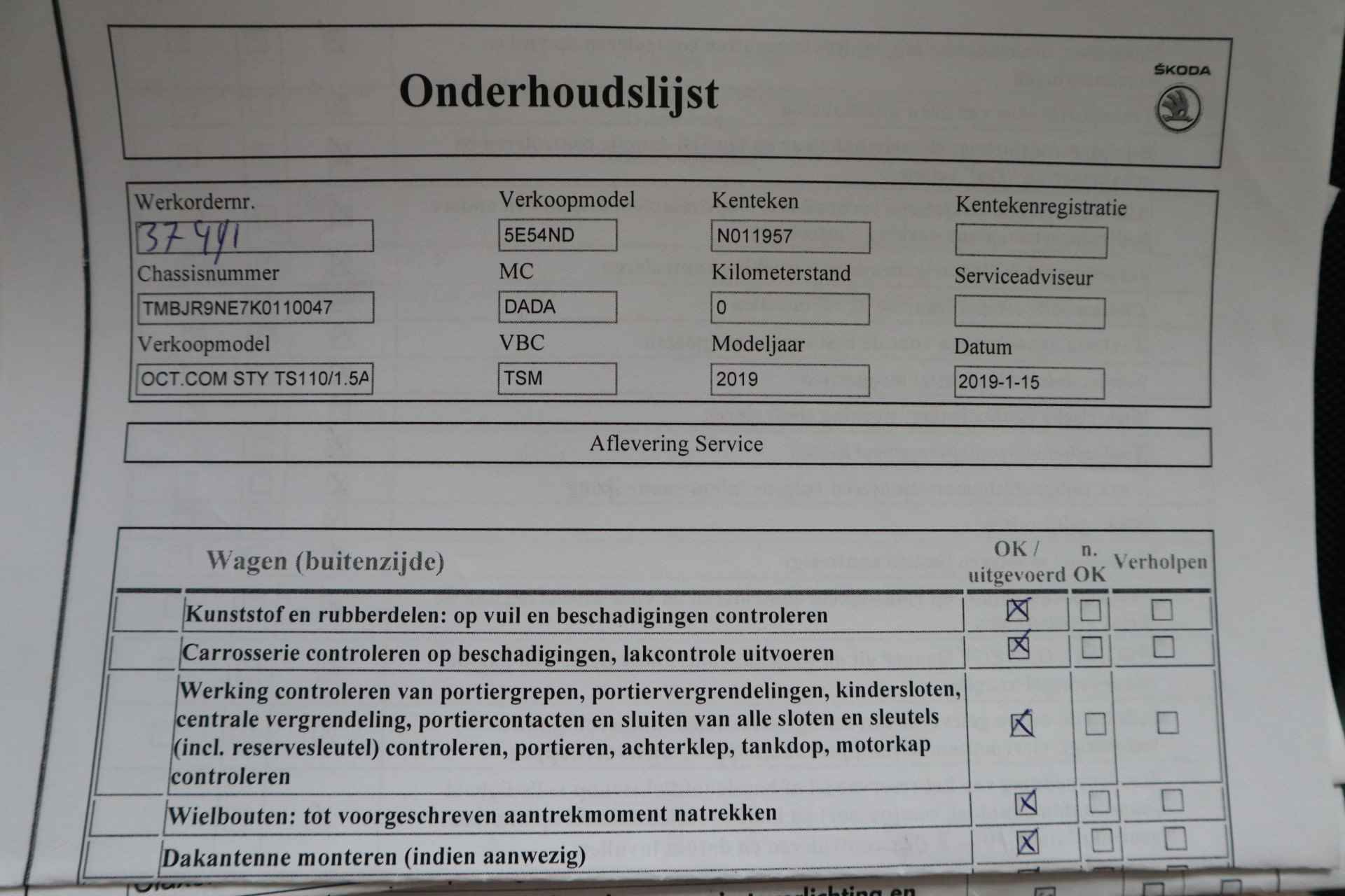 Škoda Octavia Combi 1.5 TSI Greentech Style Business NL AUTO | CARPLAY | DEALER ONDERHOUDEN | STOELVERW  | - 37/40