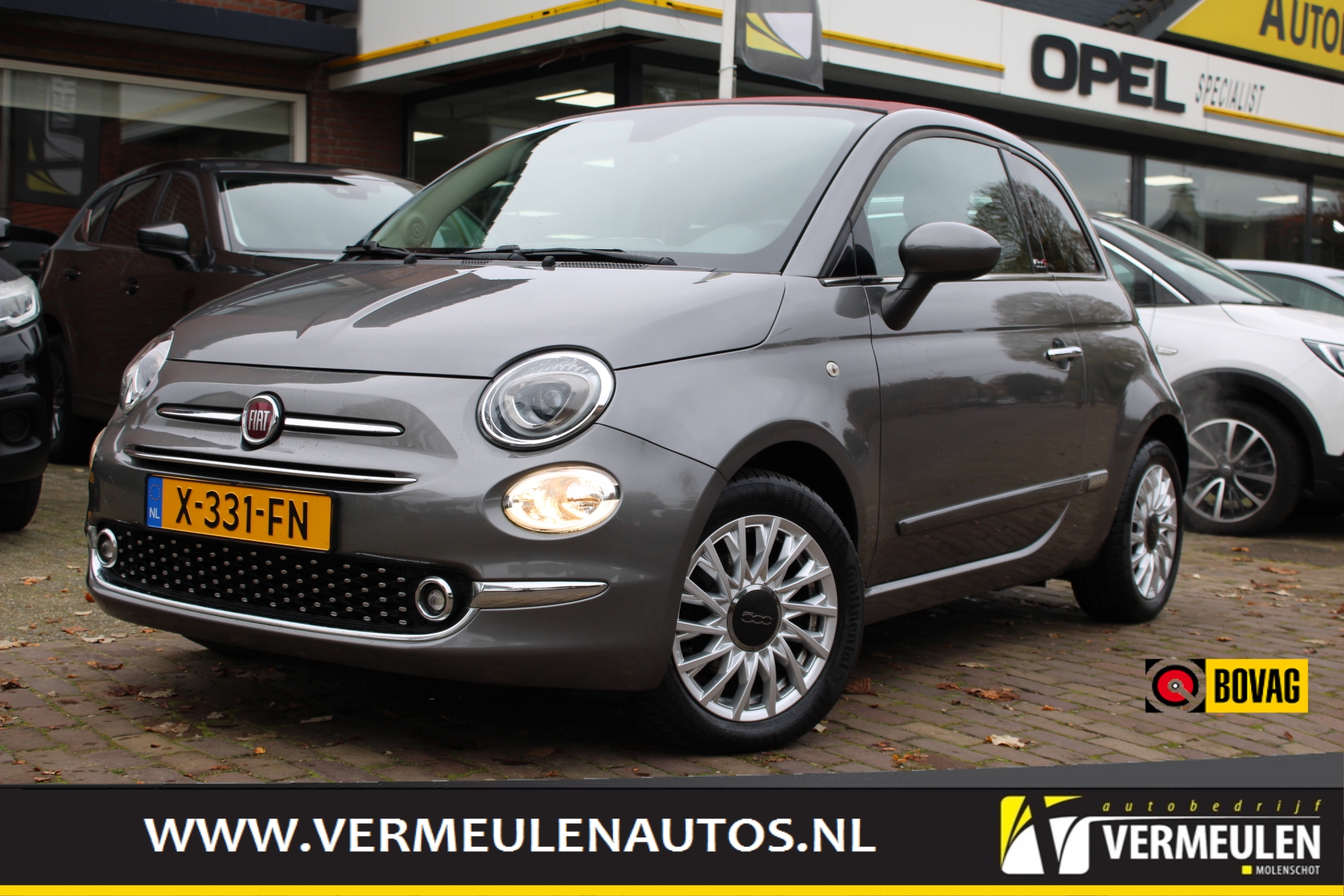 Fiat 500C 0.9 TwinAir Turbo Cabrio Lounge + 15"/ Clima/ Navi/ Bluetooth