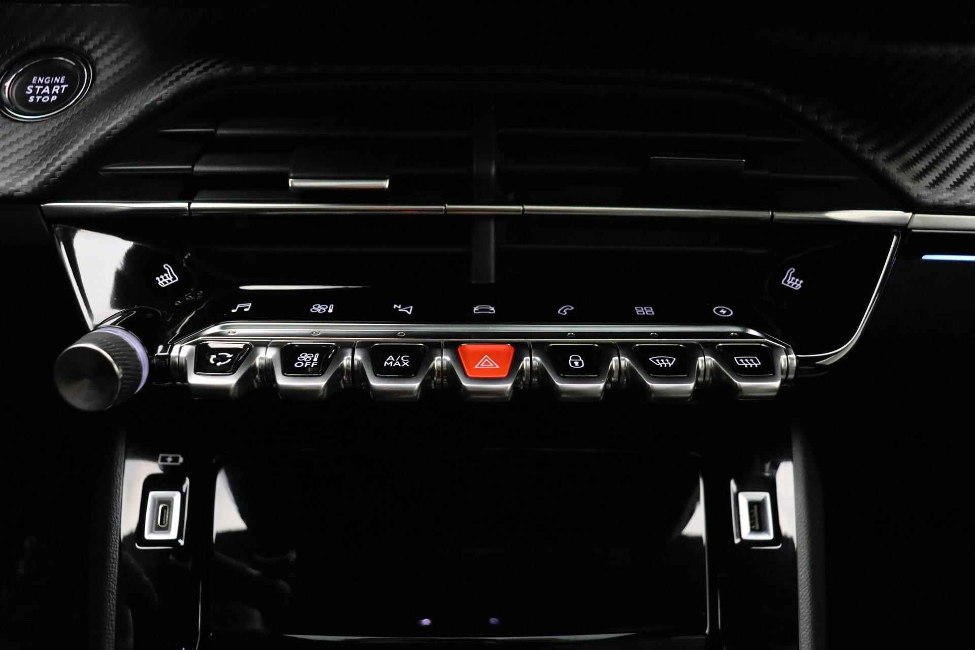 Peugeot e-208 EV GT 350 50 kWh | 3 fase | Panoramadak | Led | Stoelverwarming | Adaptive cruise control | Elektrische ramen | Lichtmetalen velgen - 20/35