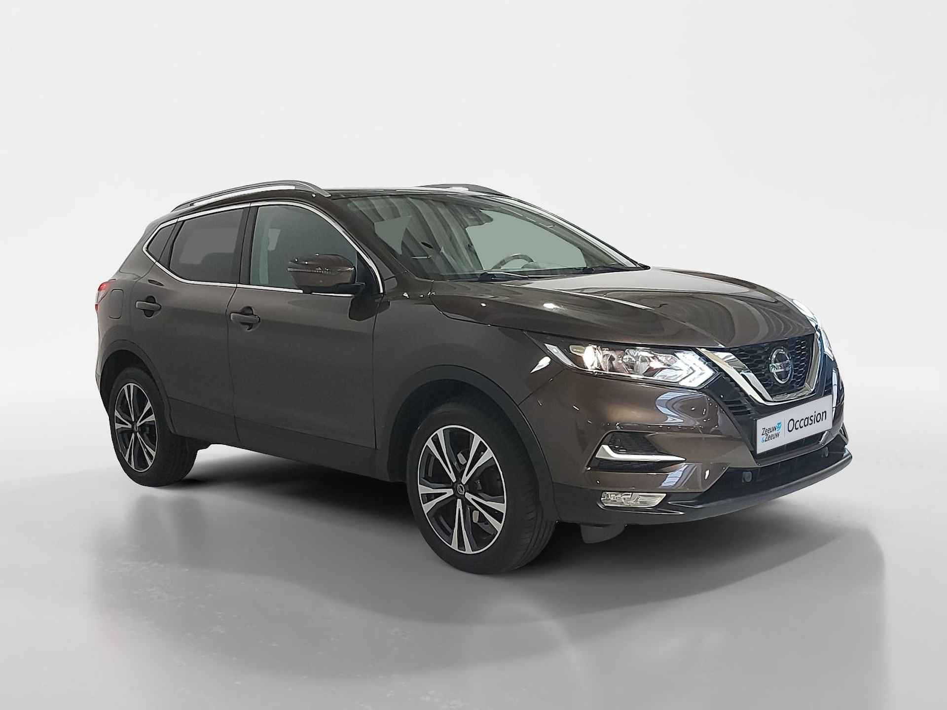 Nissan Qashqai 1.2 N-Connecta | Panorama dak | 360-Camera | Parkeersensoren | Trekhaak | Cruise control | Navigatie | Apple Carplay/Android auto | Bluetooth | Automatische regen/lichtsensor | Elektrische zijspiegels + ramen | - 8/49