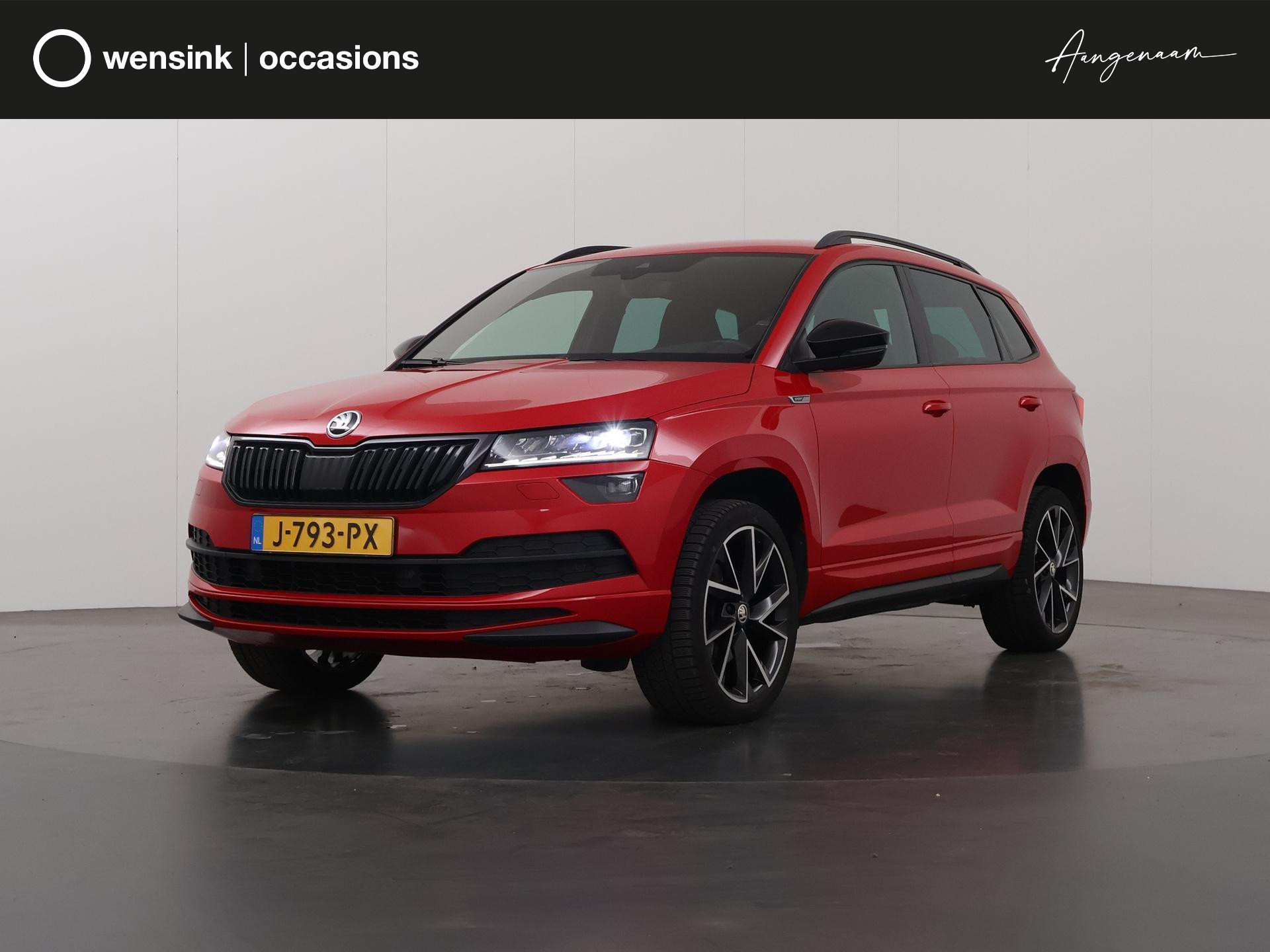 Skoda Karoq 1.5 TSI ACT Sportline Business | LED | Privacy Glass | RS Sportstoelen | Navigatie | Digitaal Dashboard |  Camera | DAB | Apple CarPlay | Stoelverwarming | Stuurverw. | Adaptieve Cruise Control |