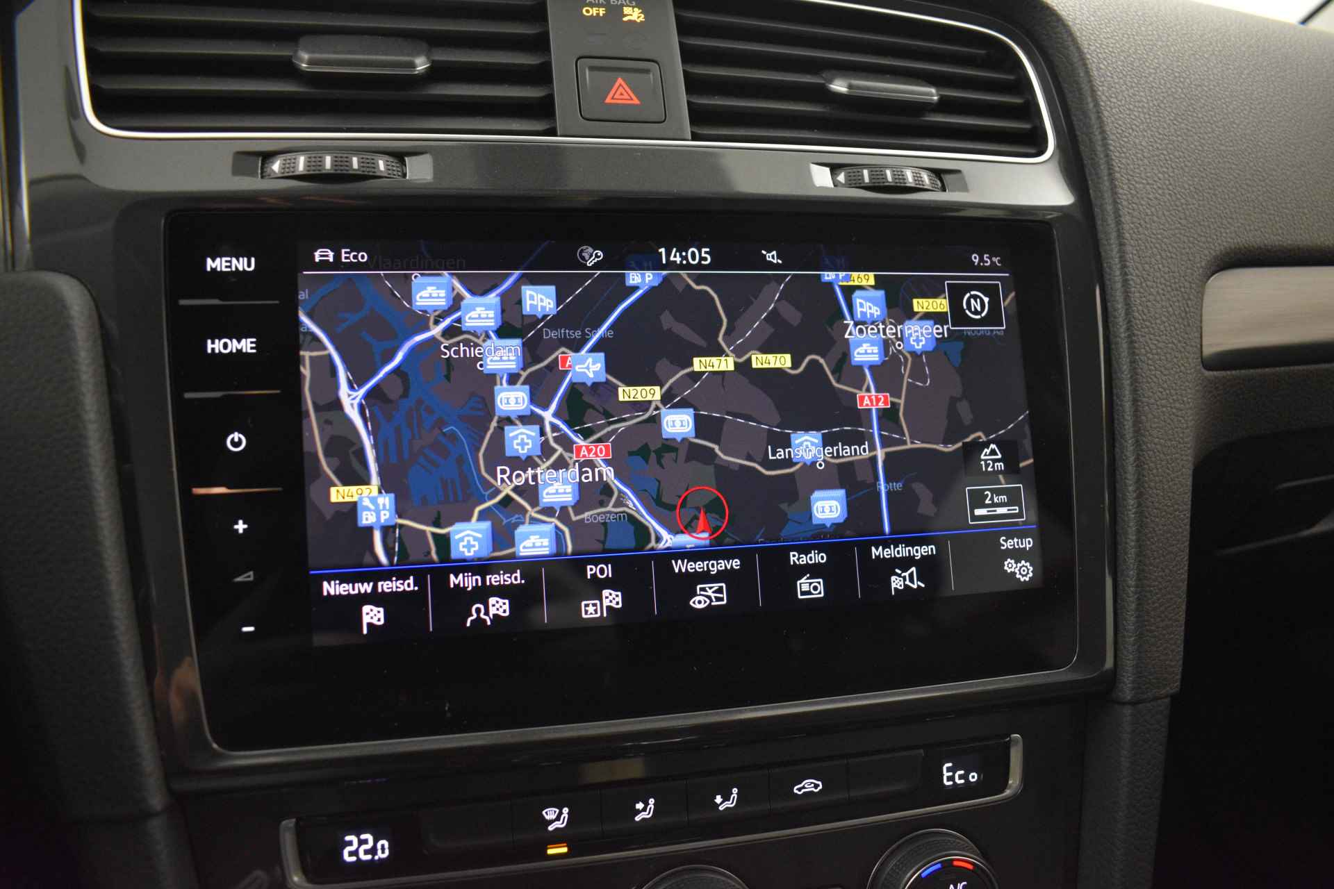 Volkswagen e-Golf Warmtepomp 136PK CCS Snellader Groot Navi Carplay PDC V+A - 6/46