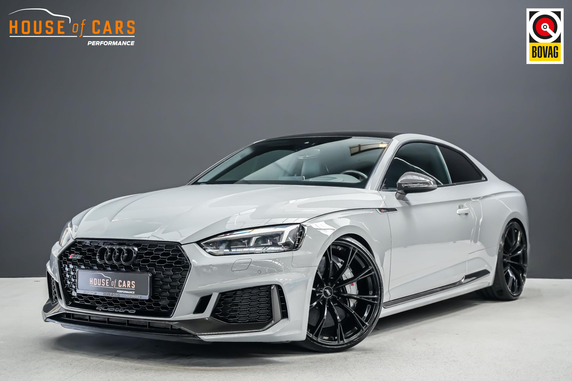 Audi RS 5 Coupé 2.9 550pk TFSI quattro |ABT velgen|MTM 550pk|keramische remmen|schroefset|HUD|B&O|memory|blind spot|carbon exterieur pakket|