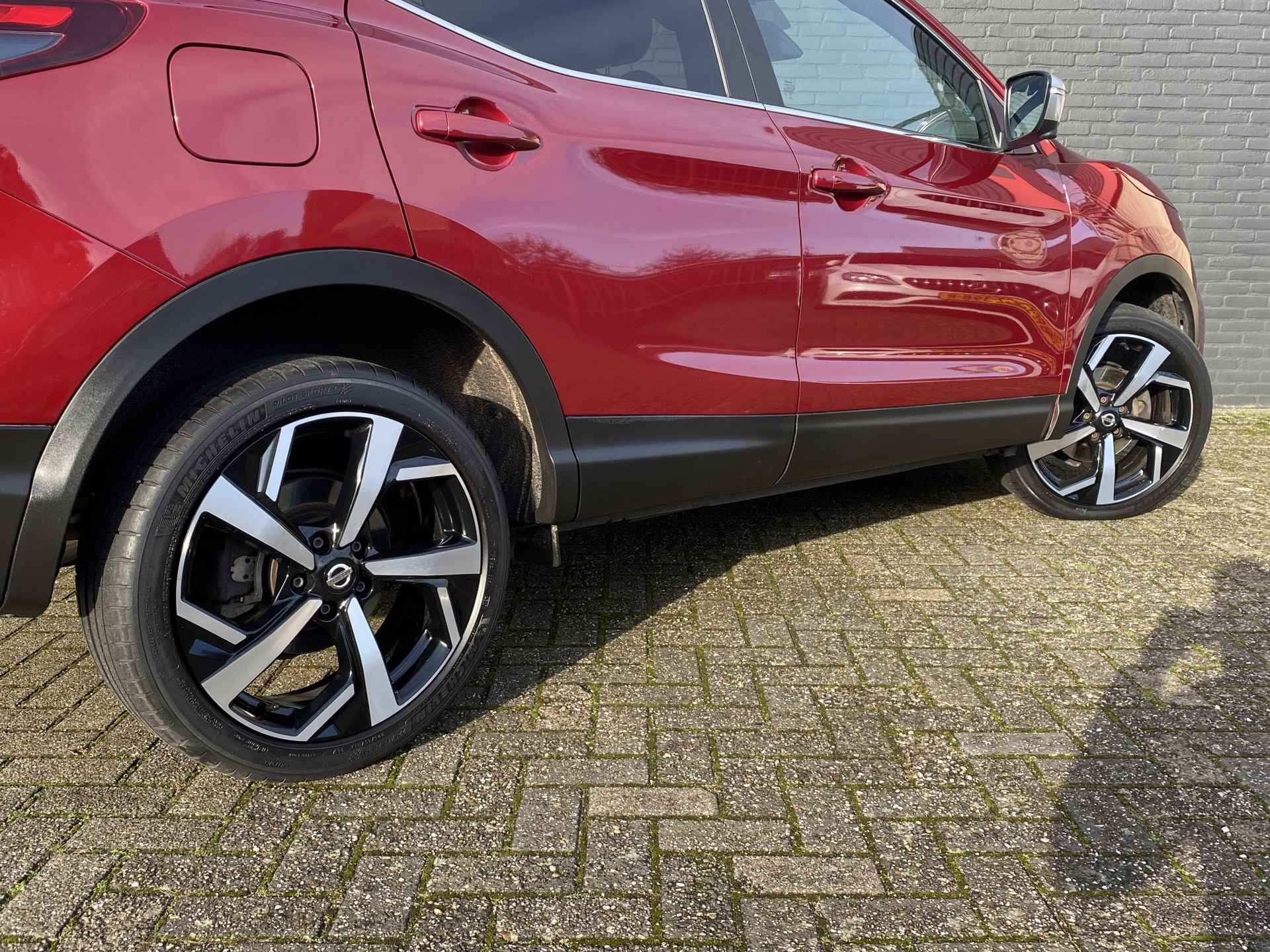 Nissan QASHQAI 1.6 164 pk Tekna + | dealer onderhouden | leder int. | panoramadak | trekhaak | 360 gr. camera | keyless go - 10/44